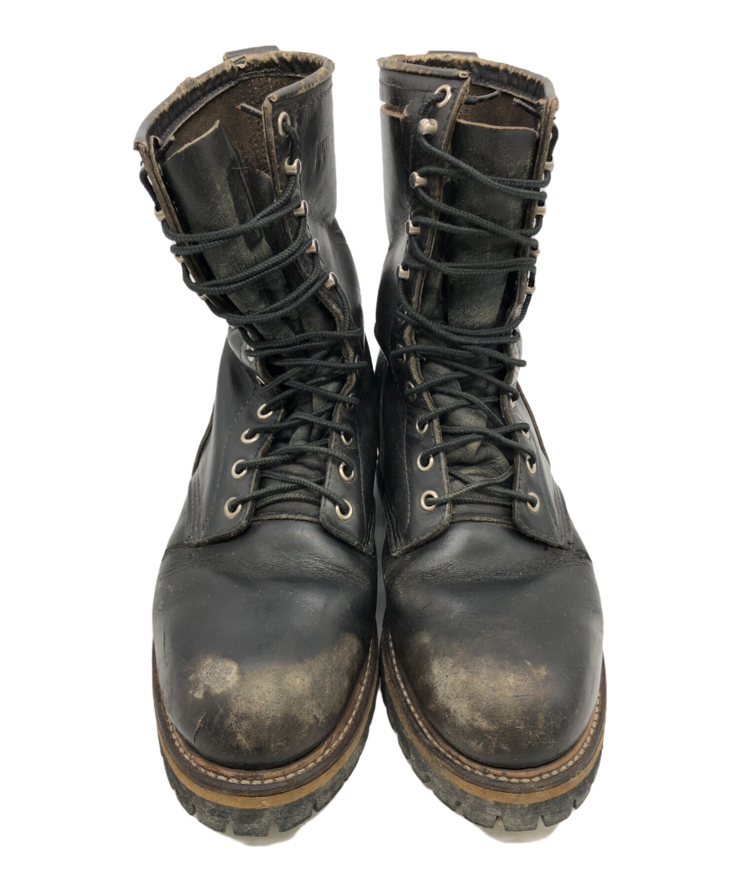 中古・古着通販】RED WING (レッドウィング) ロガーブーツ ブラック