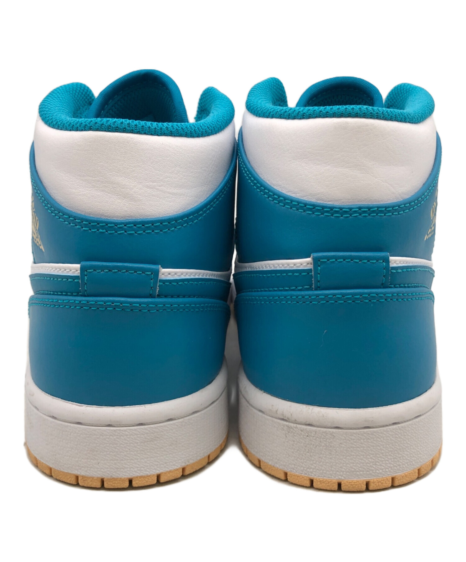中古・古着通販】NIKE (ナイキ) Air Jordan 1 Mid Aquatone ホワイト