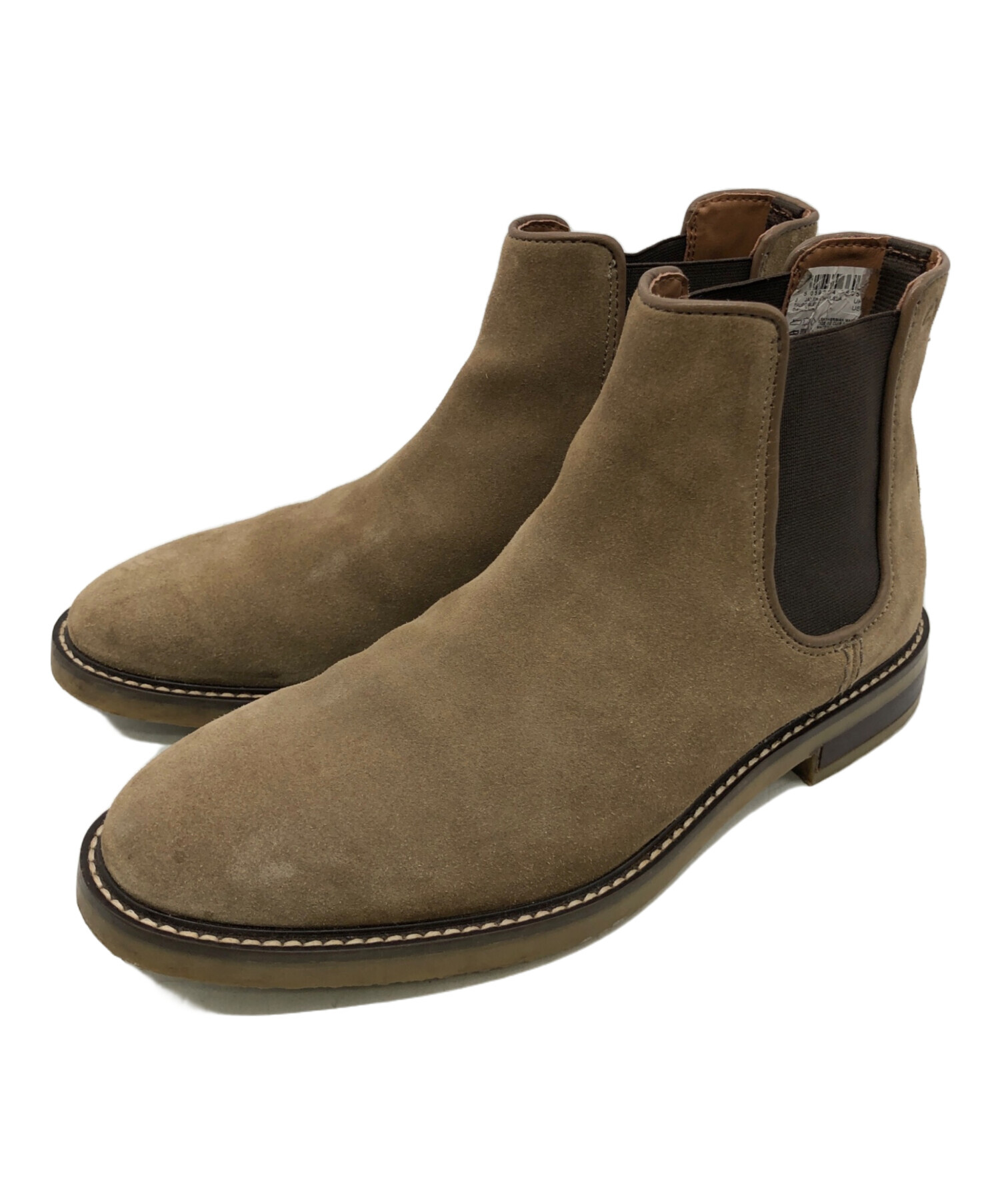 Clarks ベージュ ムートンブーツ 中古・古着通販】CLARKS (クラークス) サイドゴアブーツ