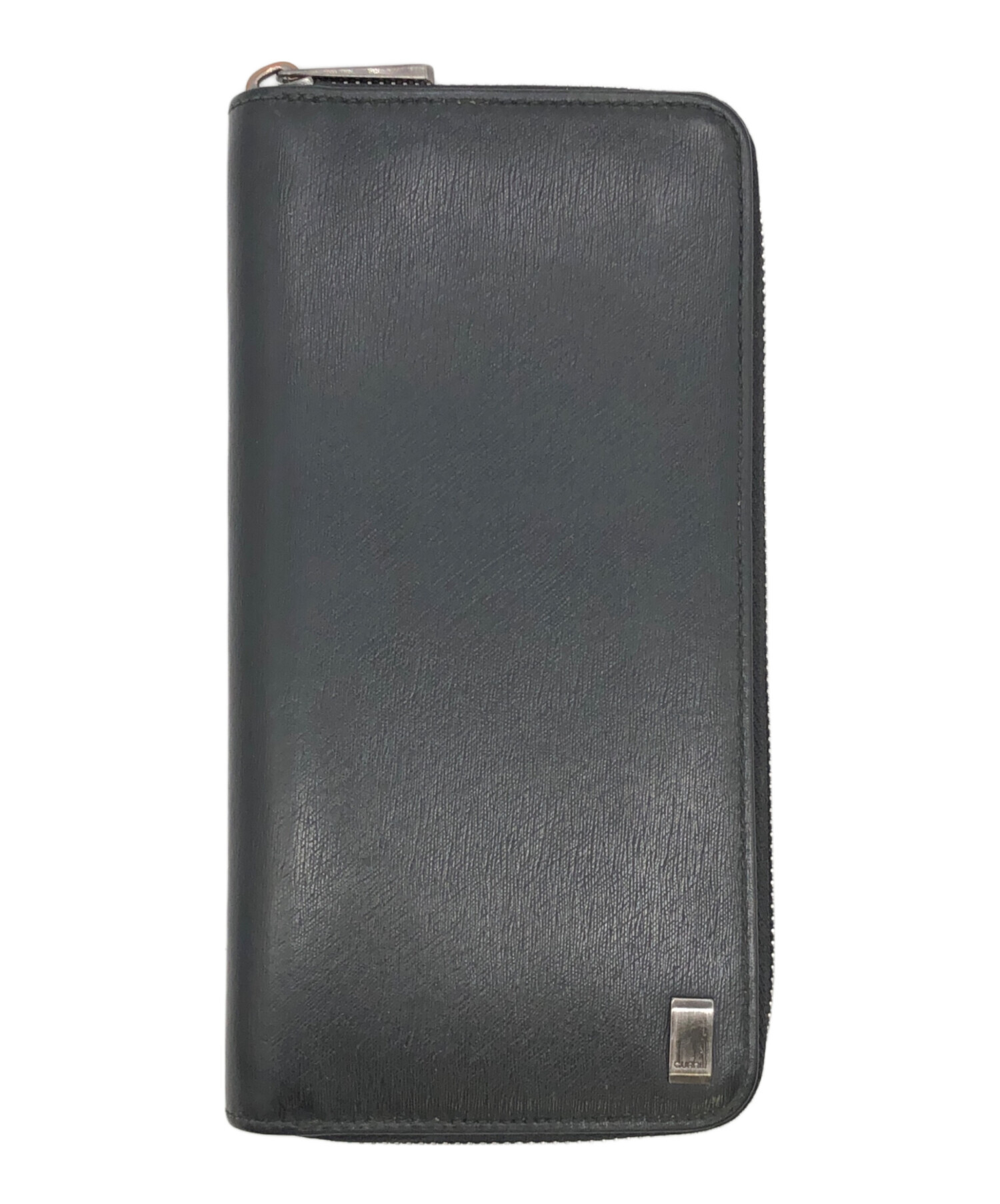中古・古着通販】dunhill (ダンヒル) ラウンドファスナー財布 ブラック