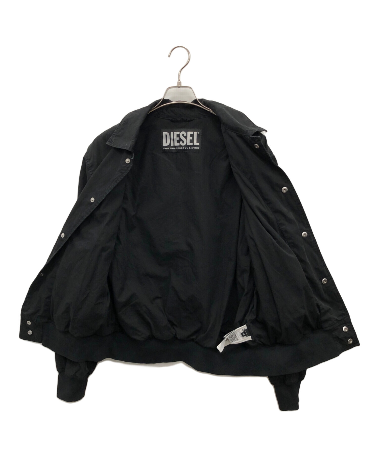 中古・古着通販】DIESEL (ディーゼル) LAKER-WOW JACKET ブラック