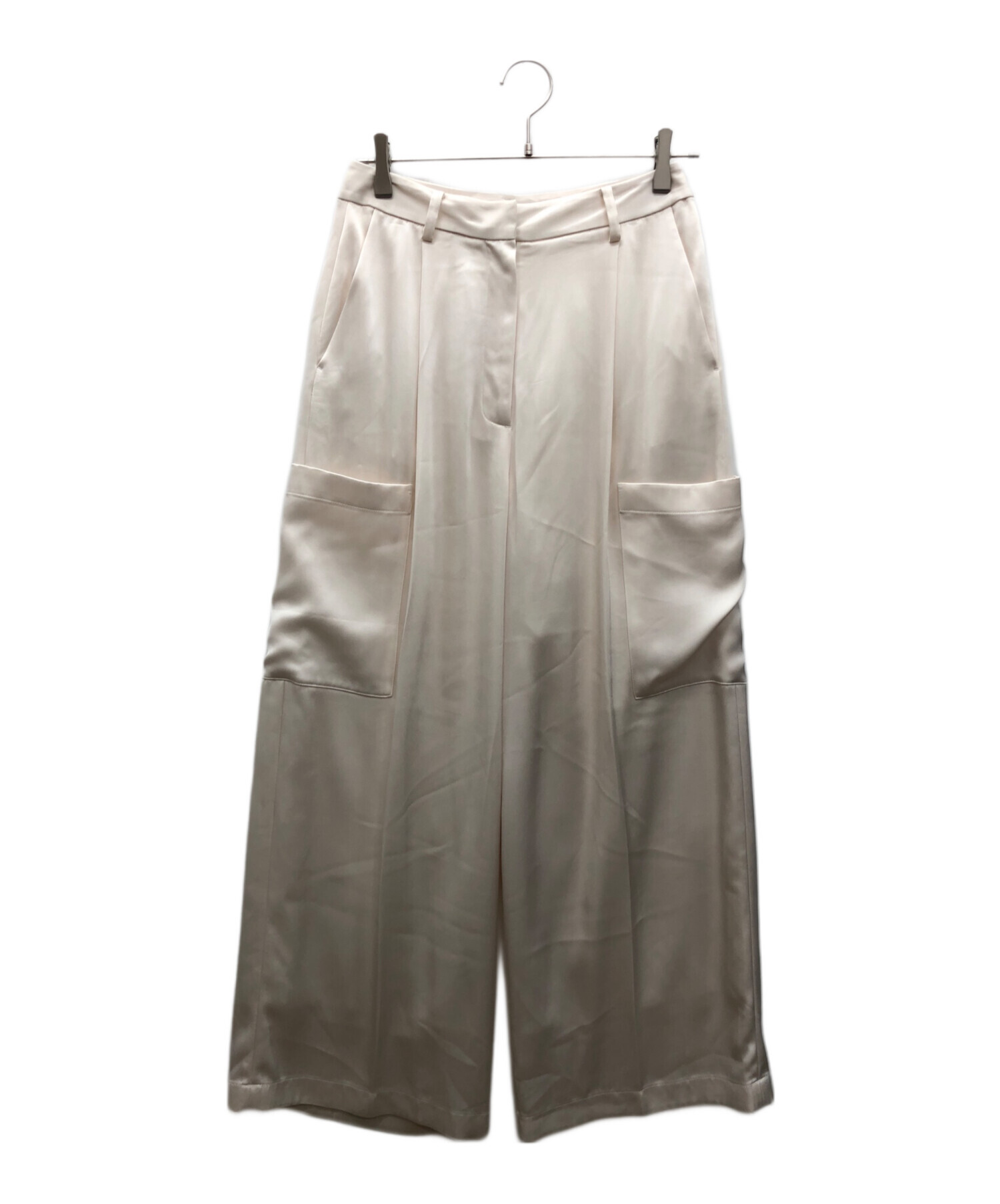 中古・古着通販】BABYLONE (バビロン) サテンカーゴパンツ アイボリー