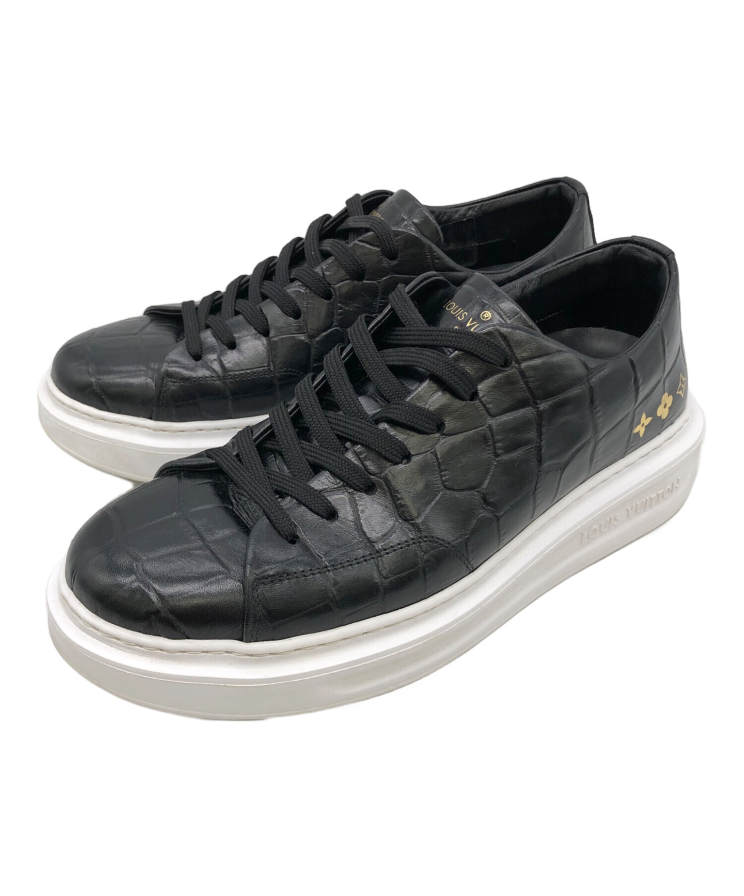 中古・古着通販】LOUIS VUITTON (ルイ ヴィトン) スニーカー ブラック 