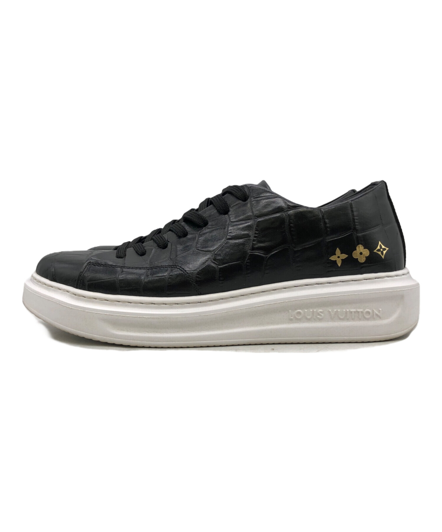 中古・古着通販】LOUIS VUITTON (ルイ ヴィトン) スニーカー ブラック 