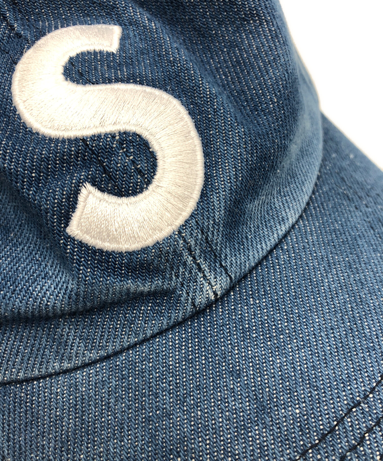 中古・古着通販】Supreme (シュプリーム) デニムキャップ ブルー