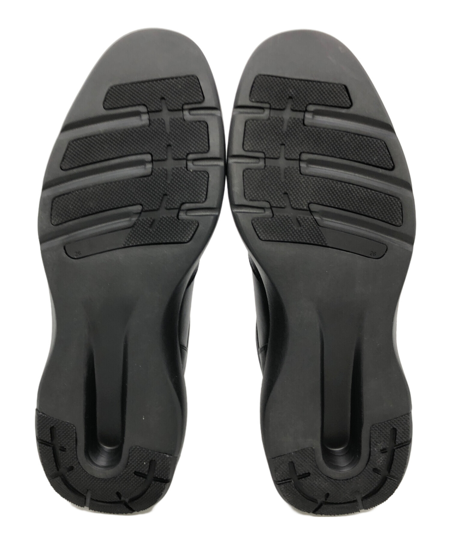 REGAL ブラック 26.5cm新品未使用品 美品⭐️REGAL レザー スニーカー ブラック vibramソール 26.5cm