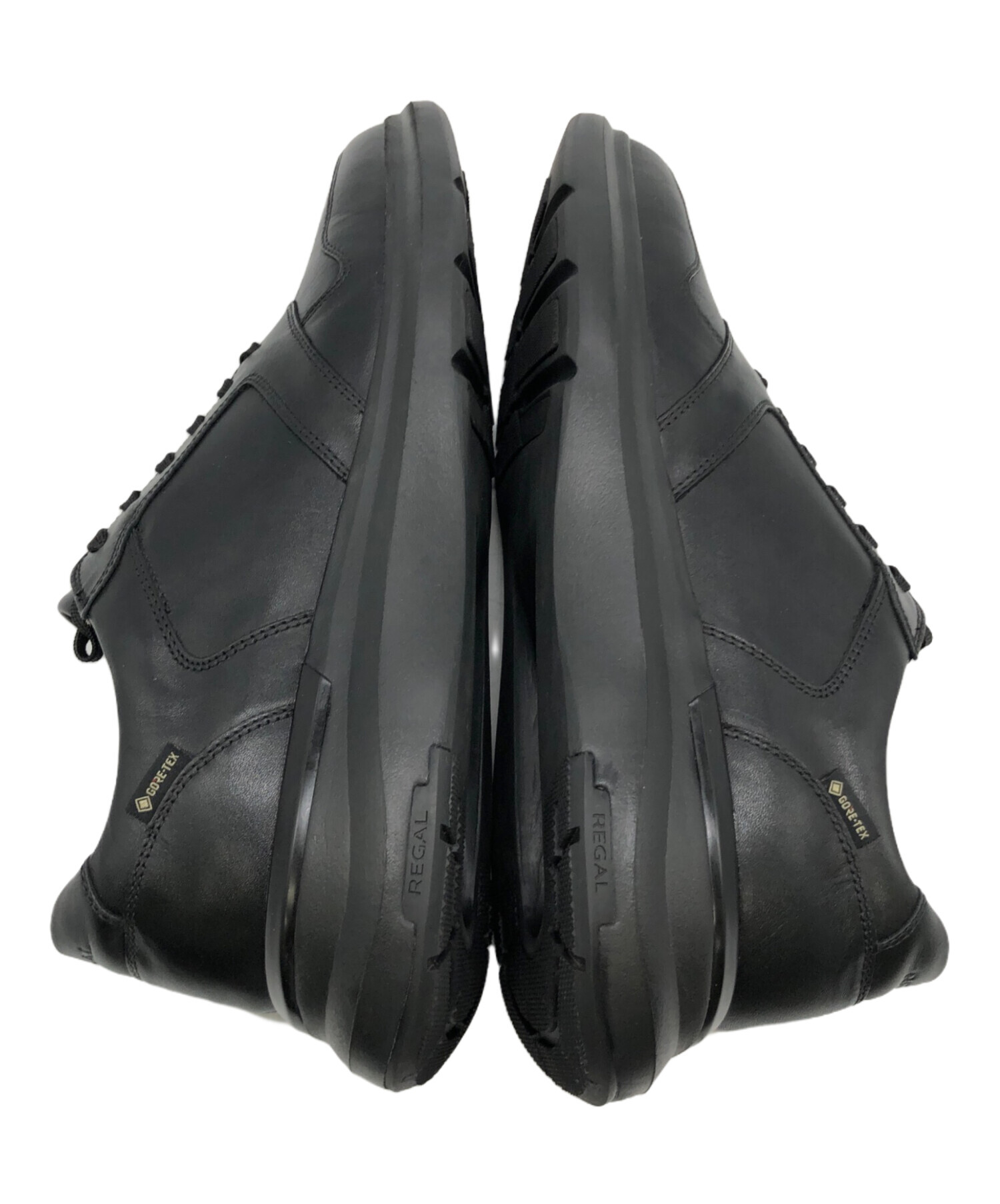 REGAL ブラック 26.5cm新品未使用品 美品⭐️REGAL レザー スニーカー ブラック vibramソール 26.5cm