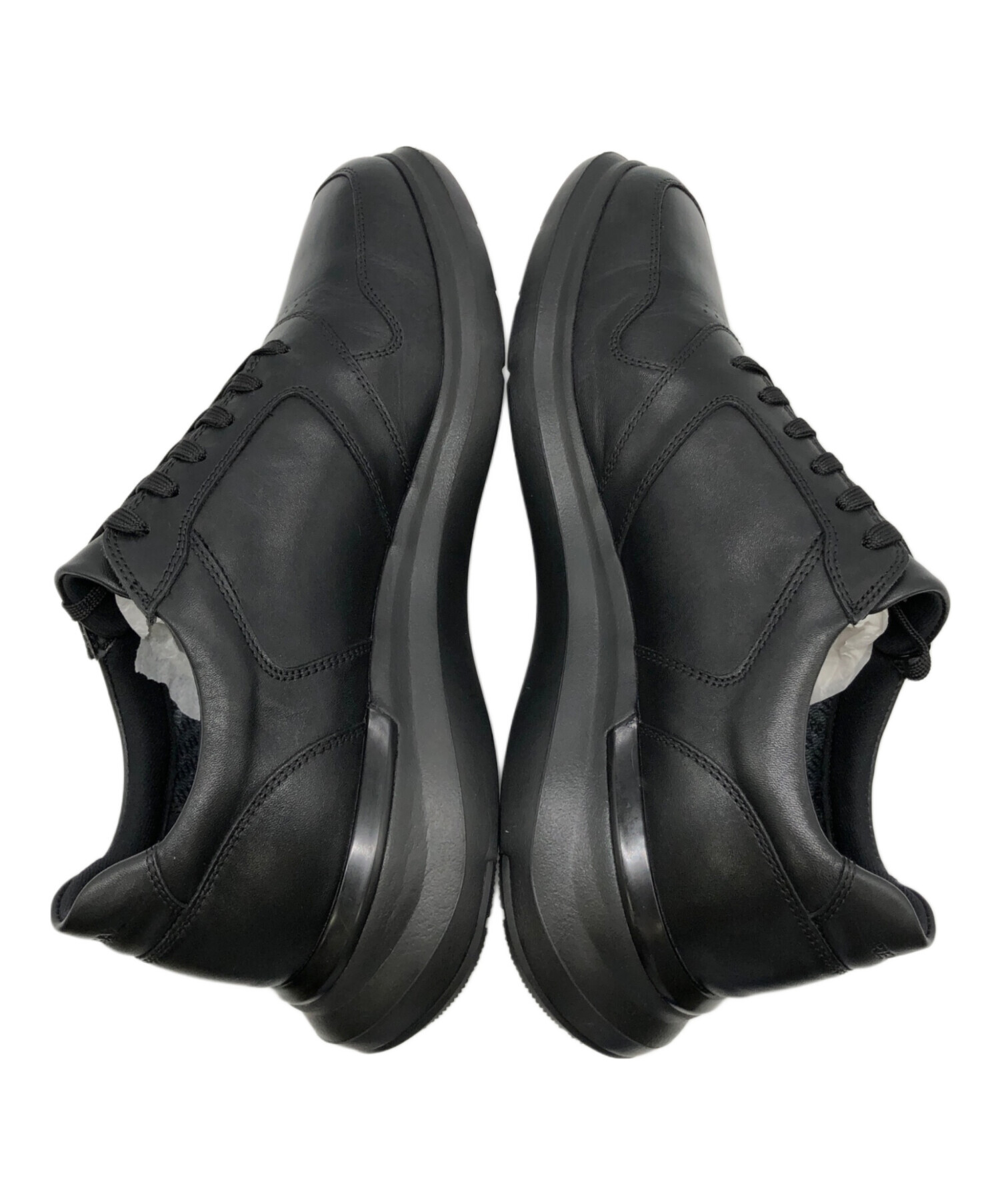 REGAL ブラック 26.5cm新品未使用品 美品⭐️REGAL レザー スニーカー ブラック vibramソール 26.5cm