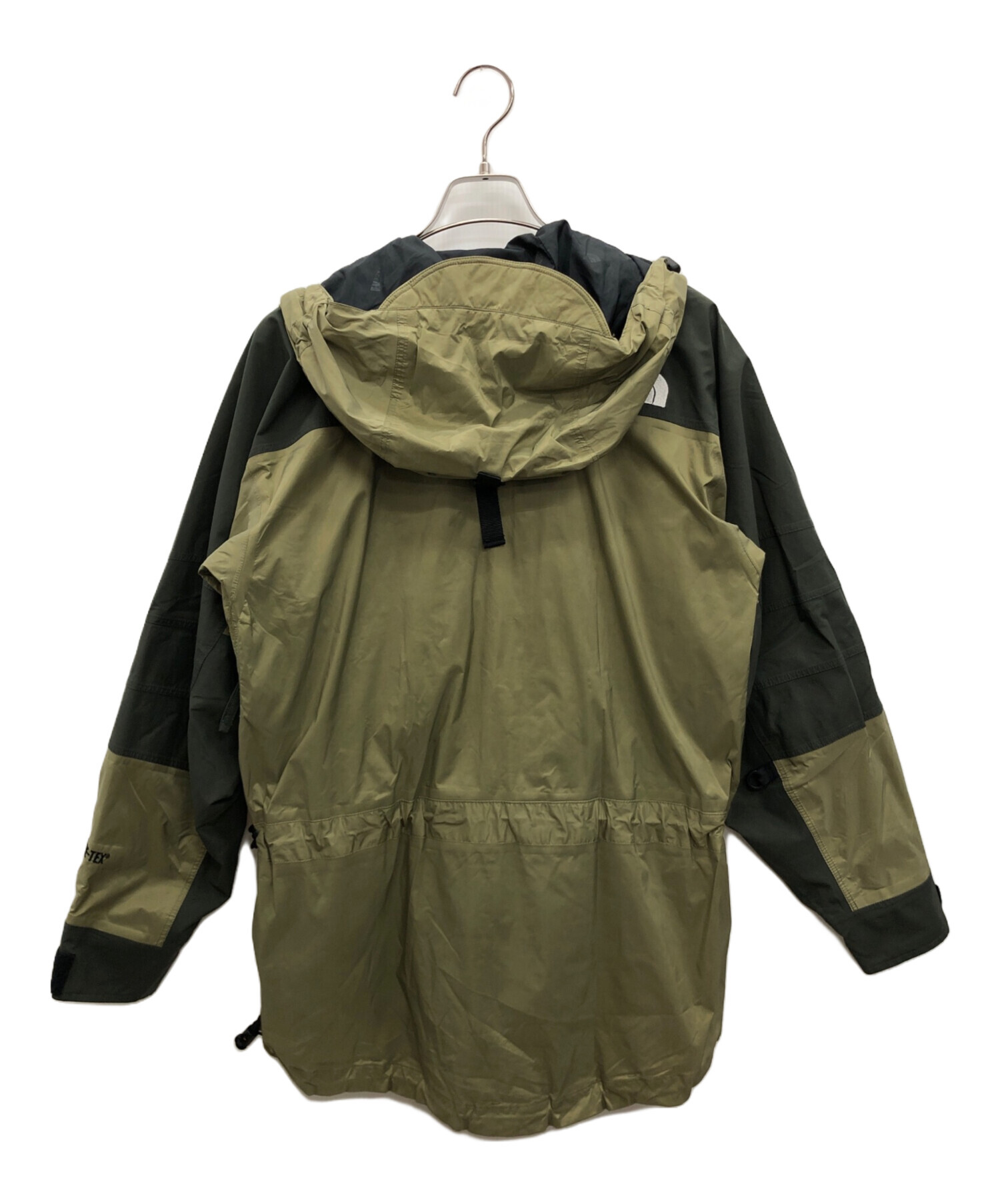 美品THE NORTH FACE マウンテンパーカー ブラック/カーキ THE NORTH FACE 爆買 ノースフェイス メンズ マウンテンパーカー