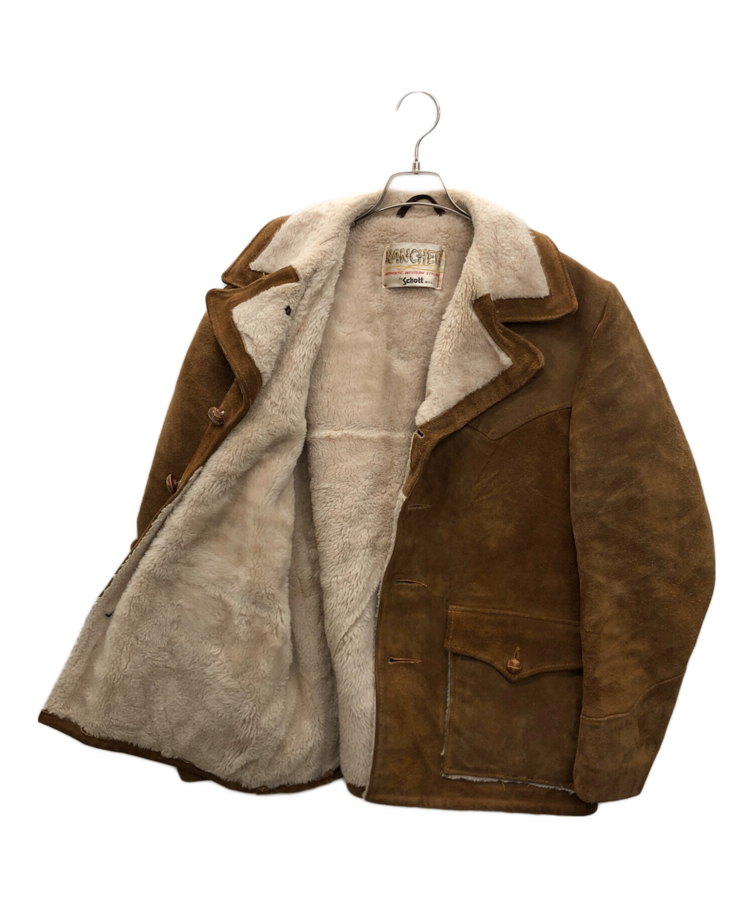 中古・古着通販】Schott (ショット) ランチコート キャメル サイズ