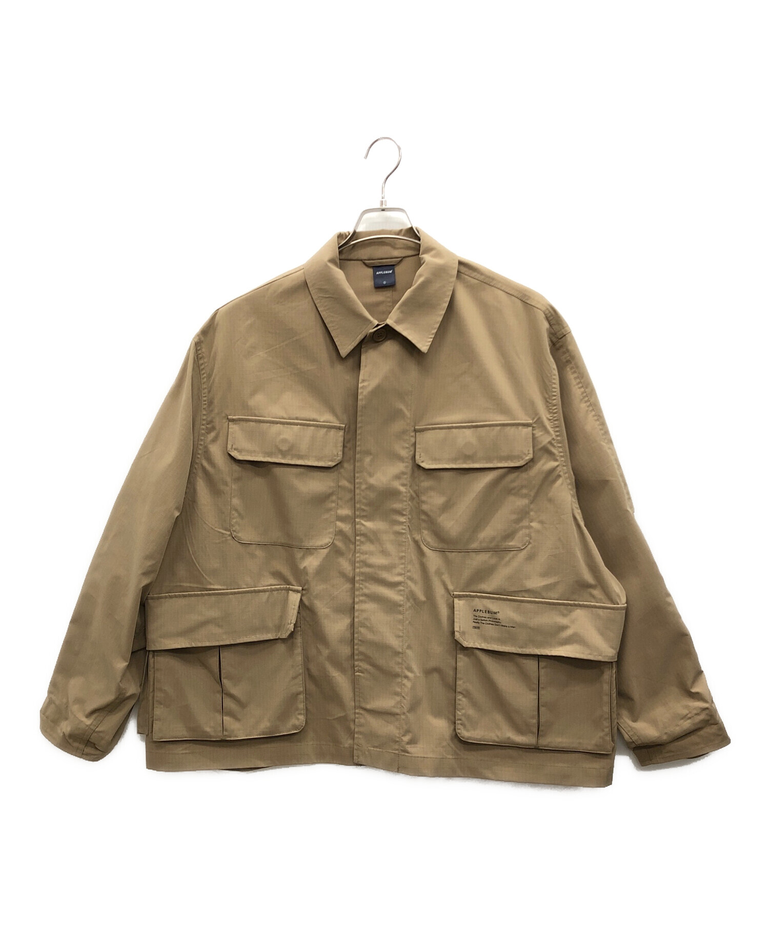 【姫路東店】 中古 APPLE BUM | アップルバム その他アウター SHAGGY JACKET 2420610 ネイビー サイズ：L 【095】 中古・古着通販】APPLEBUM (アップルバム) ミリタリー シャツ