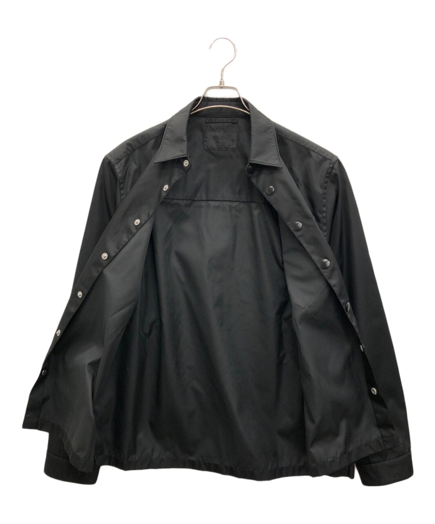 中古・古着通販】PRADA (プラダ) Re-Nylon シャツジャケット ブラック