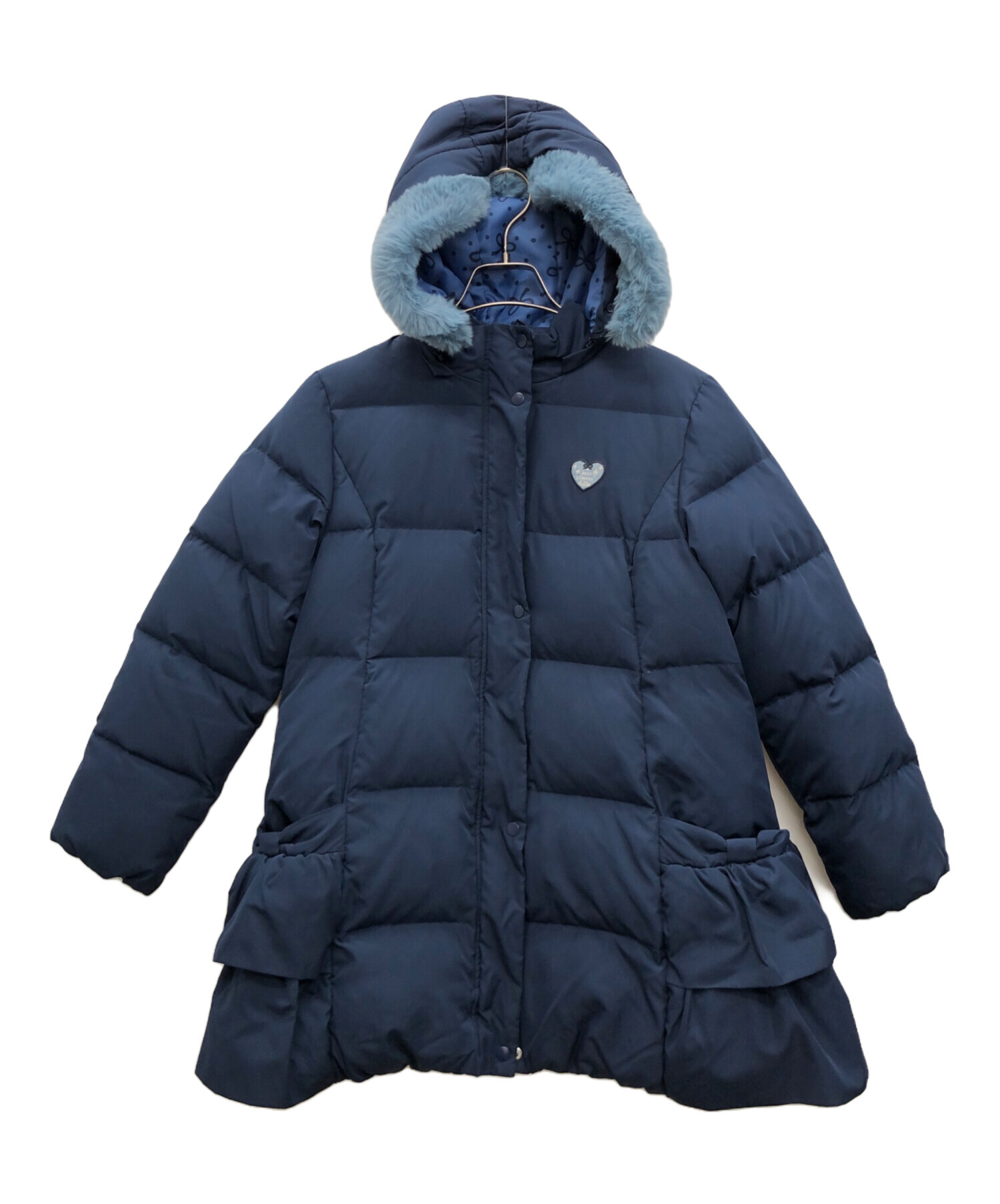 中古・古着通販】KP (ケーピー) ダウンコート ネイビー サイズ:150 