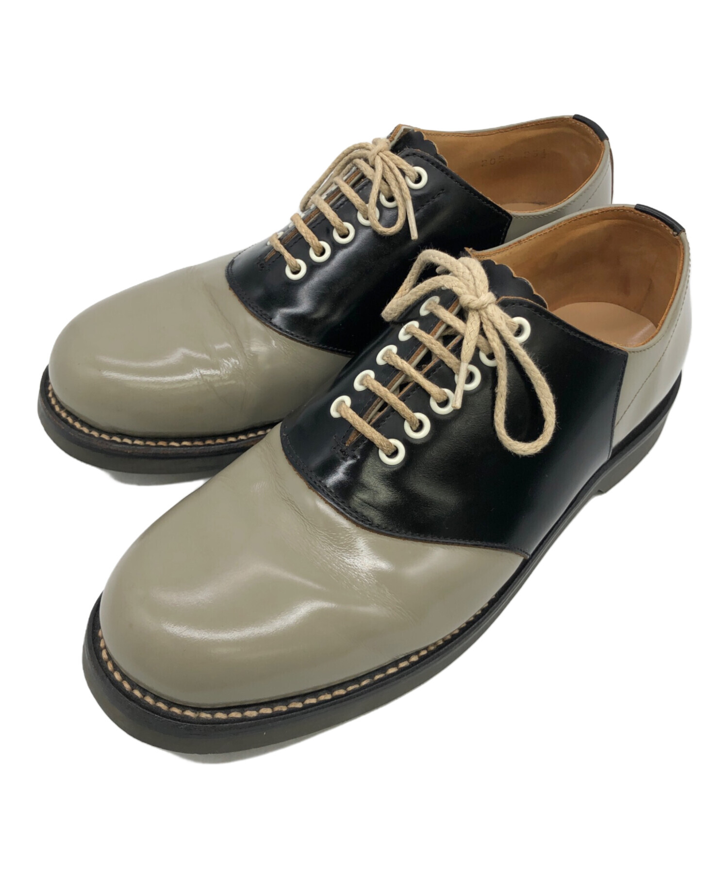 中古・古着通販】REGAL (リーガル) サドルシューズ ブラック×ベージュ