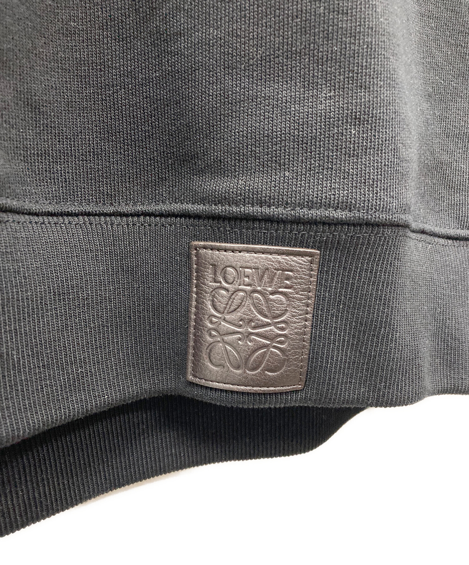 【美品】LOEWE PUZZLE RELAXED-FIT HOODIE 中古・古着通販】LOEWE (ロエベ) Puzzle Relaxed Fit Hoodie ブラック