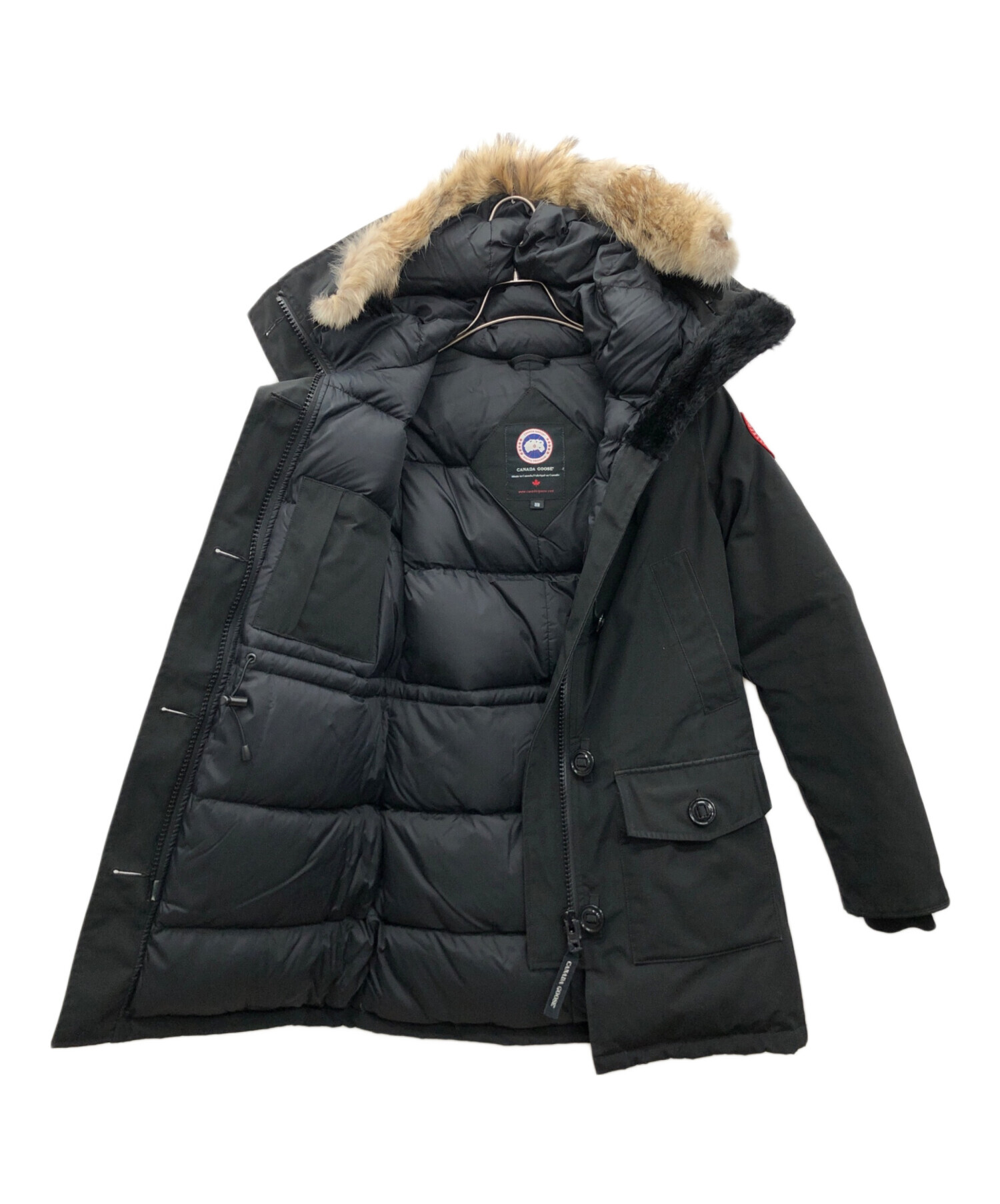 中古・古着通販】CANADA GOOSE (カナダグース) BRONTE PARKA ブラック