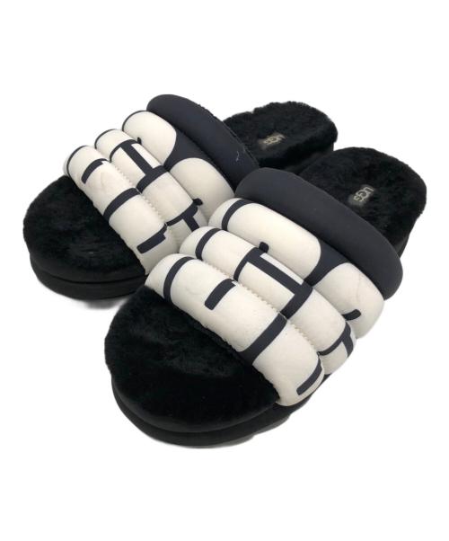 中古・古着通販】UGG (アグ) マキシスライドロゴサンダル ブラック