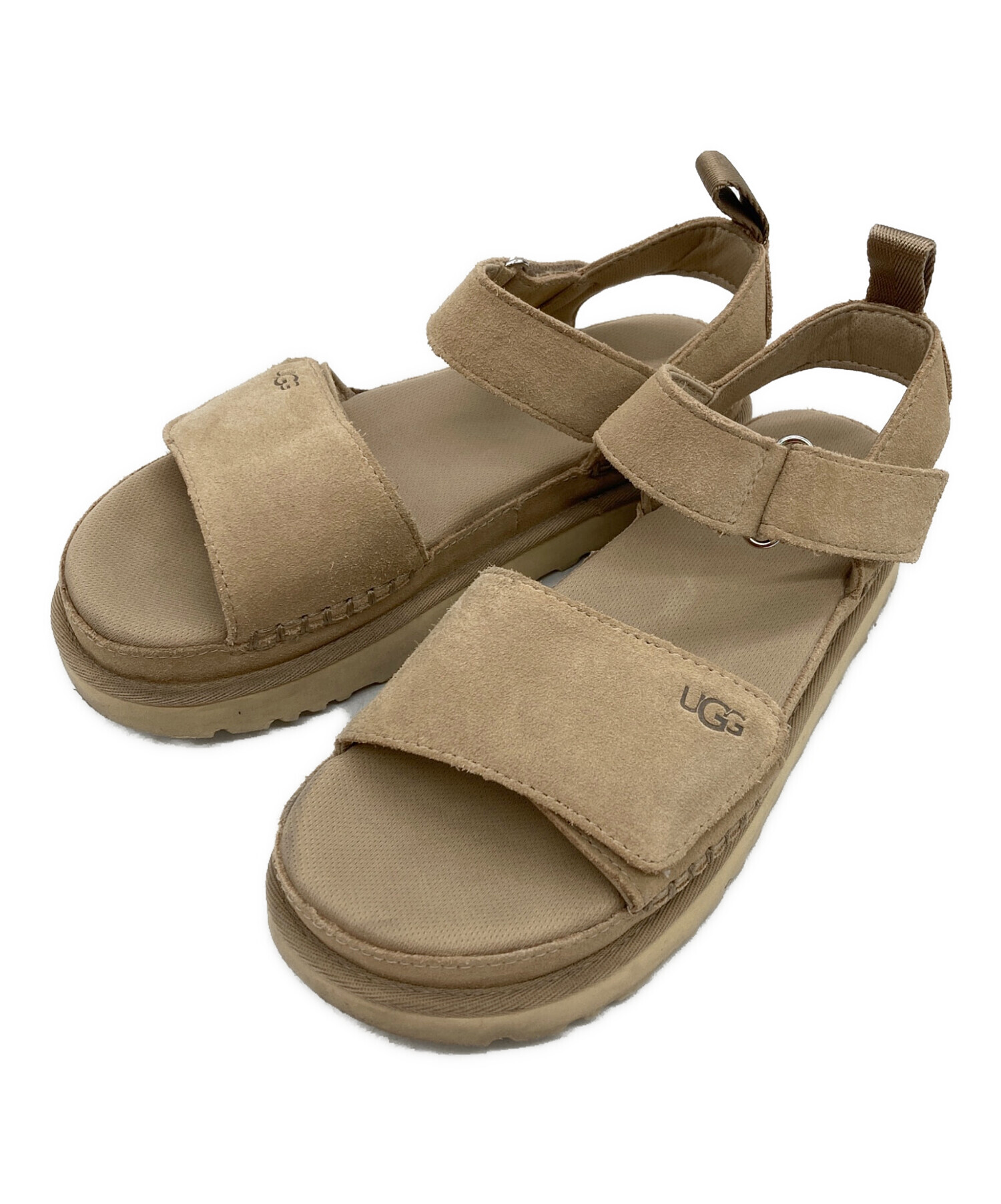 UGG アグ サンダル レディース 【古着】【中古】 中古・古着通販】UGG (アグ) アンクルストラップサンダル サイズ:24.5