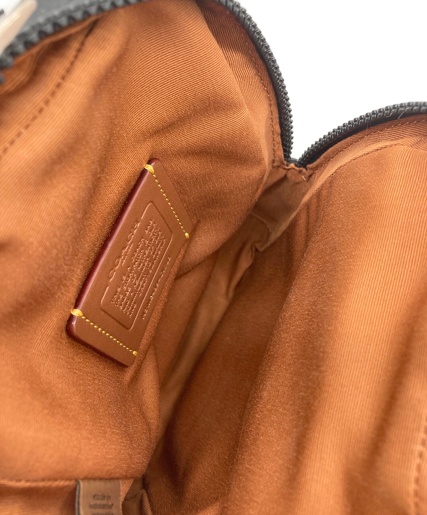 中古・古着通販】COACH (コーチ) レーサー スリングパック ブラウン 
