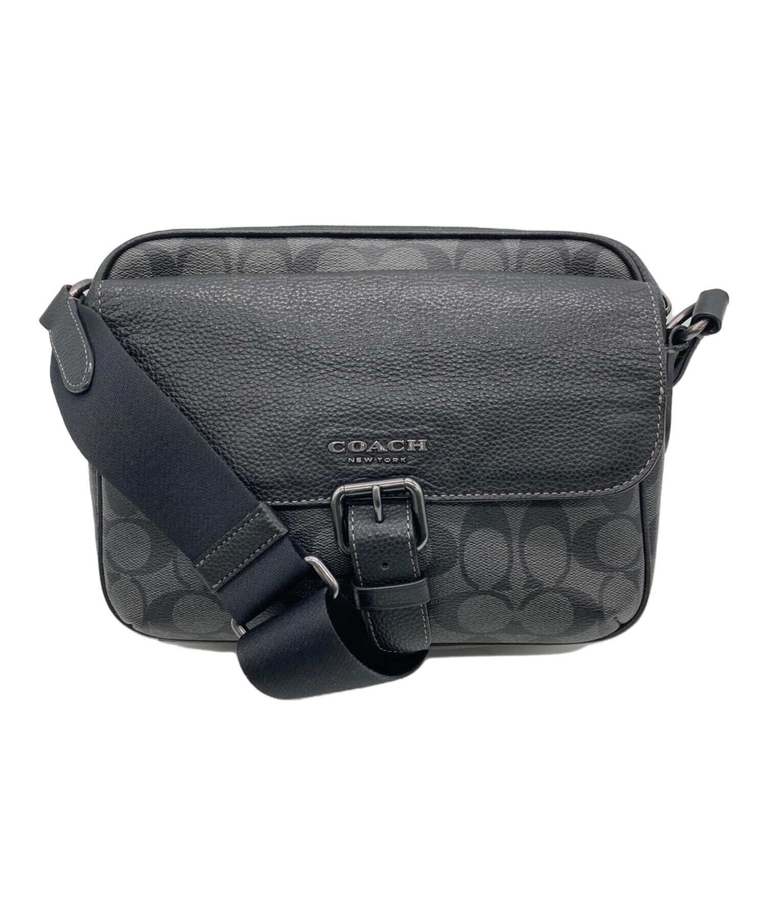 中古・古着通販】COACH (コーチ) ハドソン クロスボディ ブラック