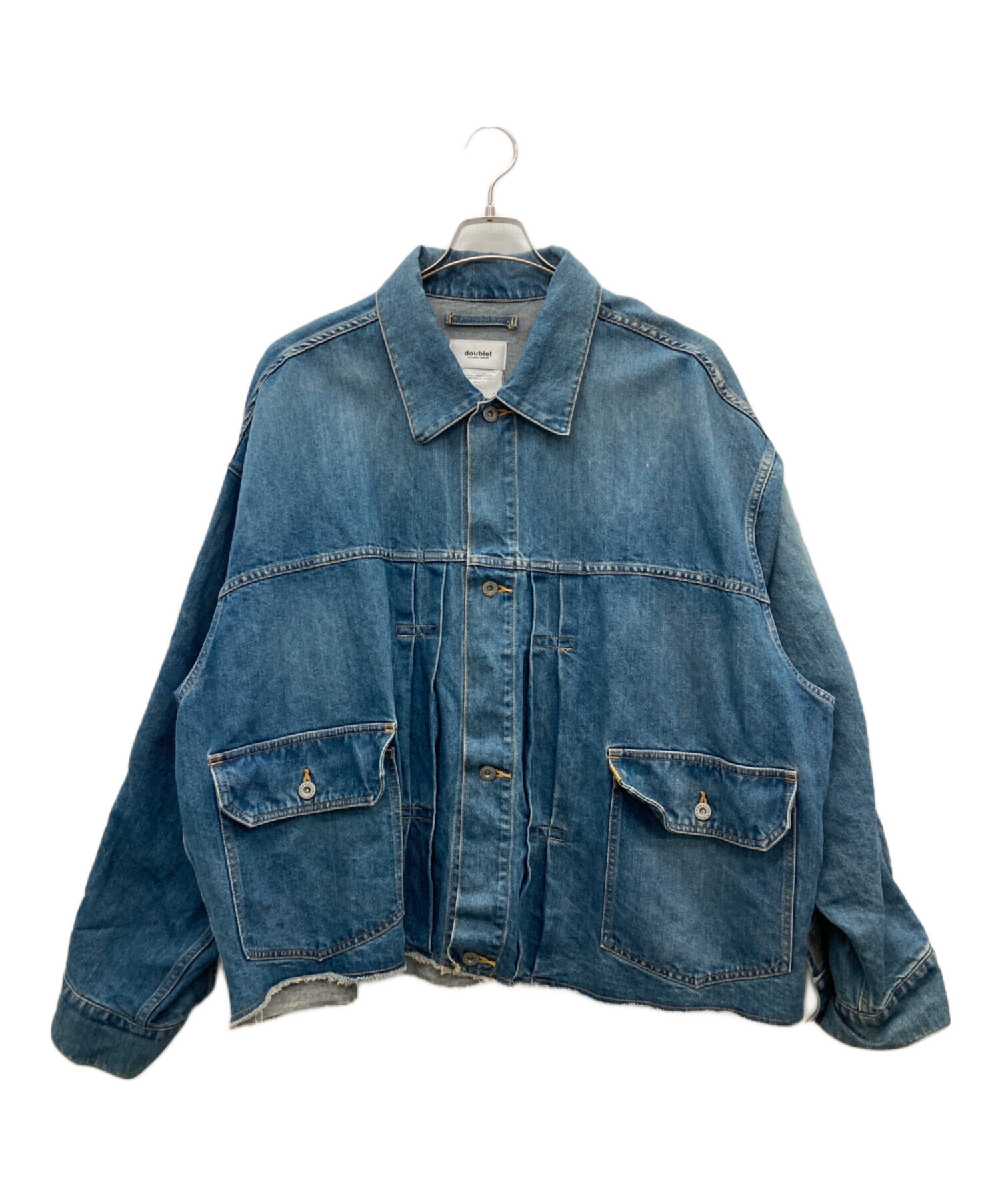 中古・古着通販】doublet (ダブレット) CHAOS EMBROIDERY HEMP DENIM