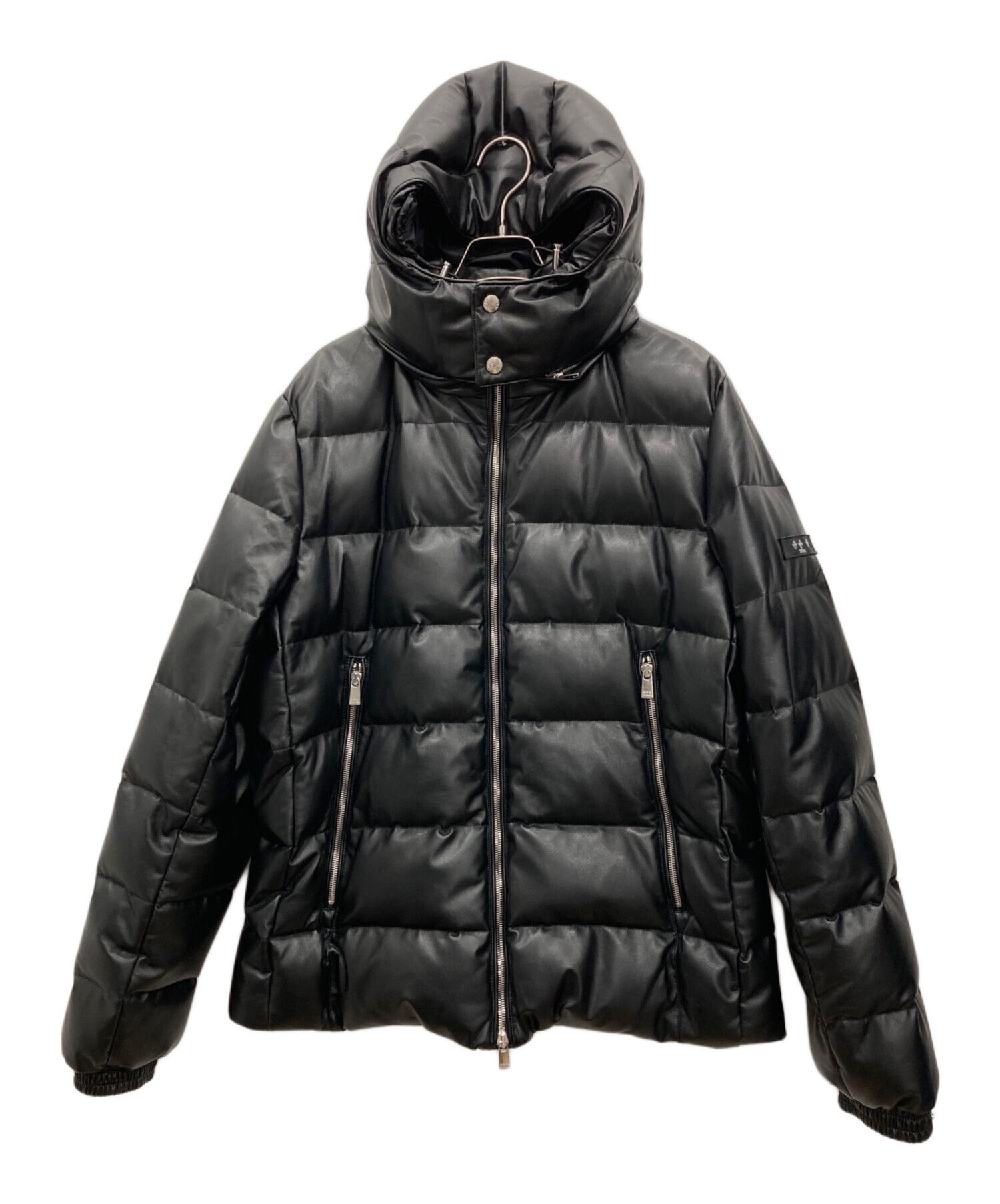 TATRAS中古 ブラック ダウンジャケット　ライダース系 中古・古着通販】TATRAS (タトラス) ダウンジャケット ブラック サイズ