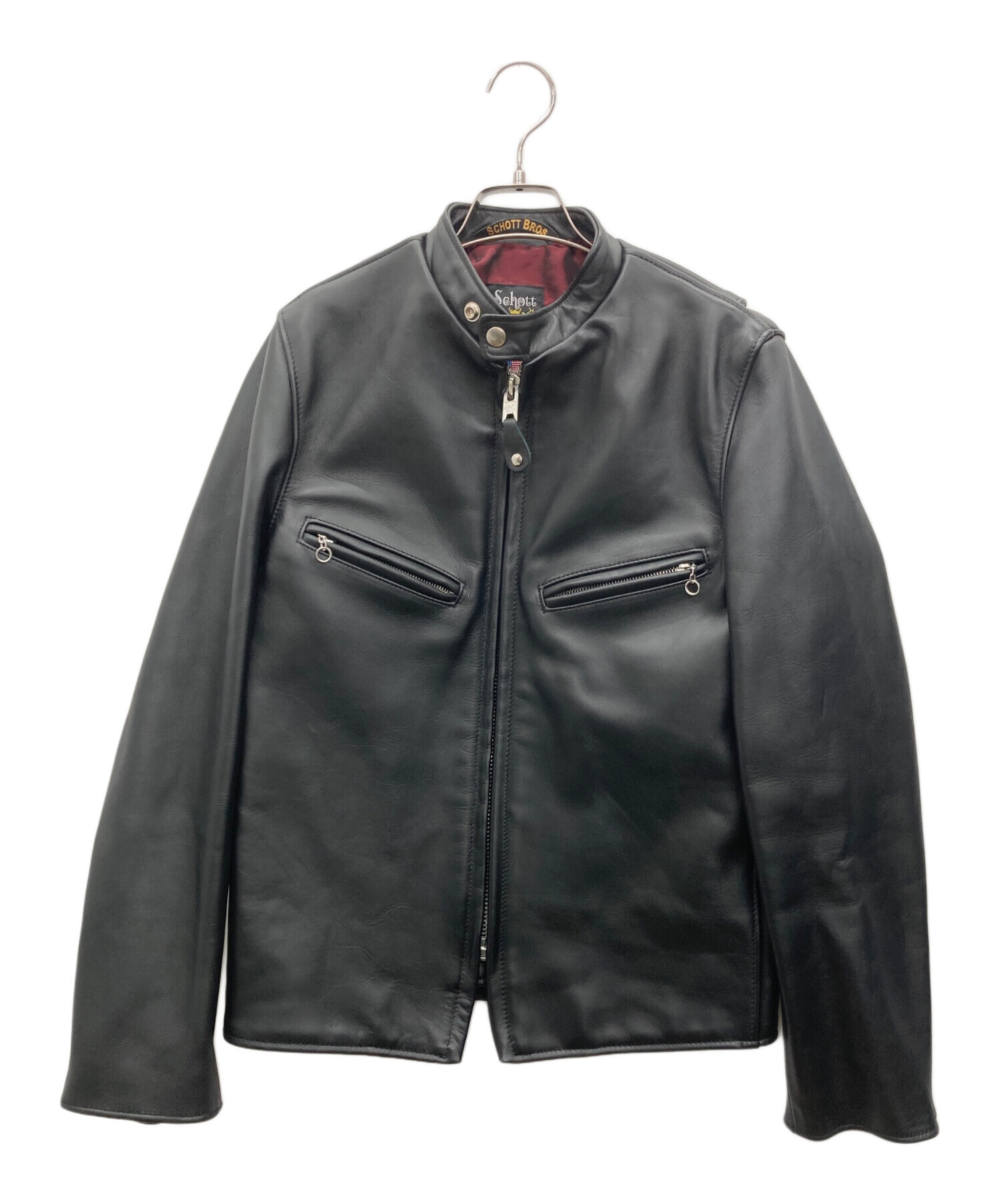 中古・古着通販】Schott (ショット) シングルライダース ブラック