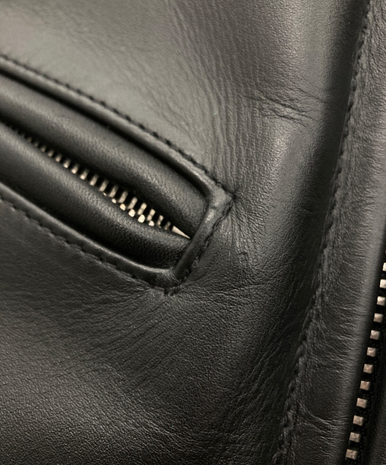 中古・古着通販】Schott (ショット) シングルライダース ブラック