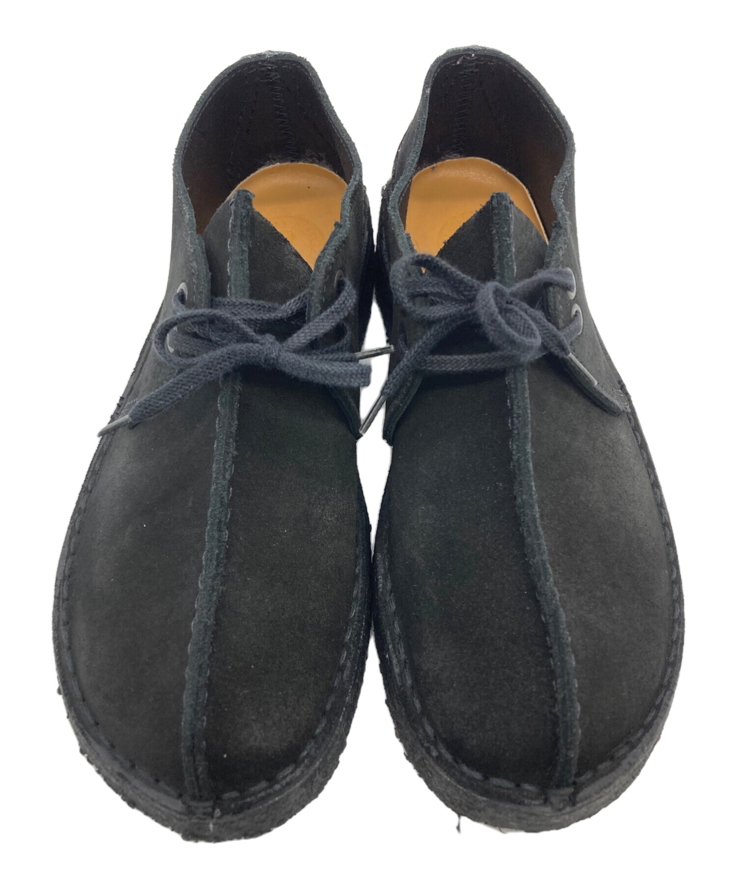 中古・古着通販】CLARKS (クラークス) デザートブーツ ブラック サイズ