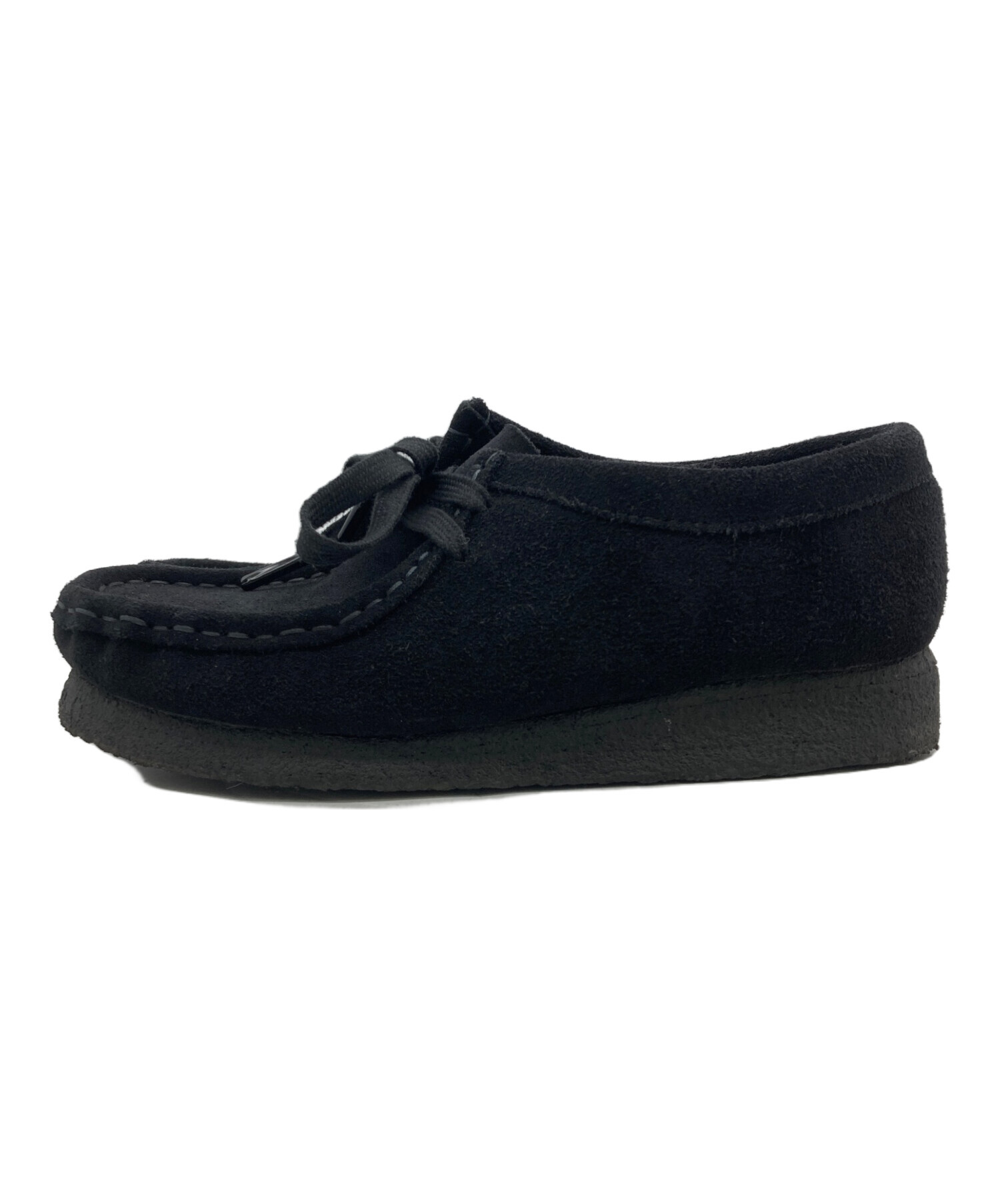 中古・古着通販】CLARKS (クラークス) ワラビーブーツ ブラック サイズ