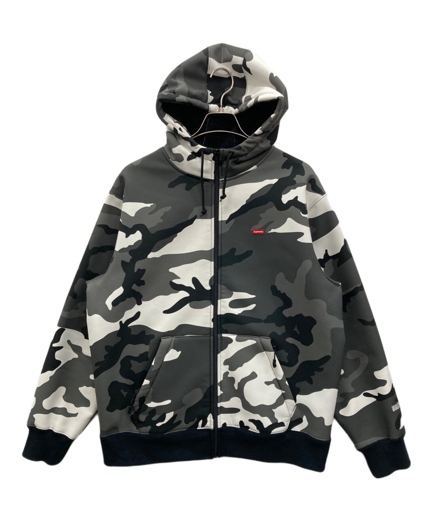 中古・古着通販】Supreme (シュプリーム) パーカー グレー×ホワイト 