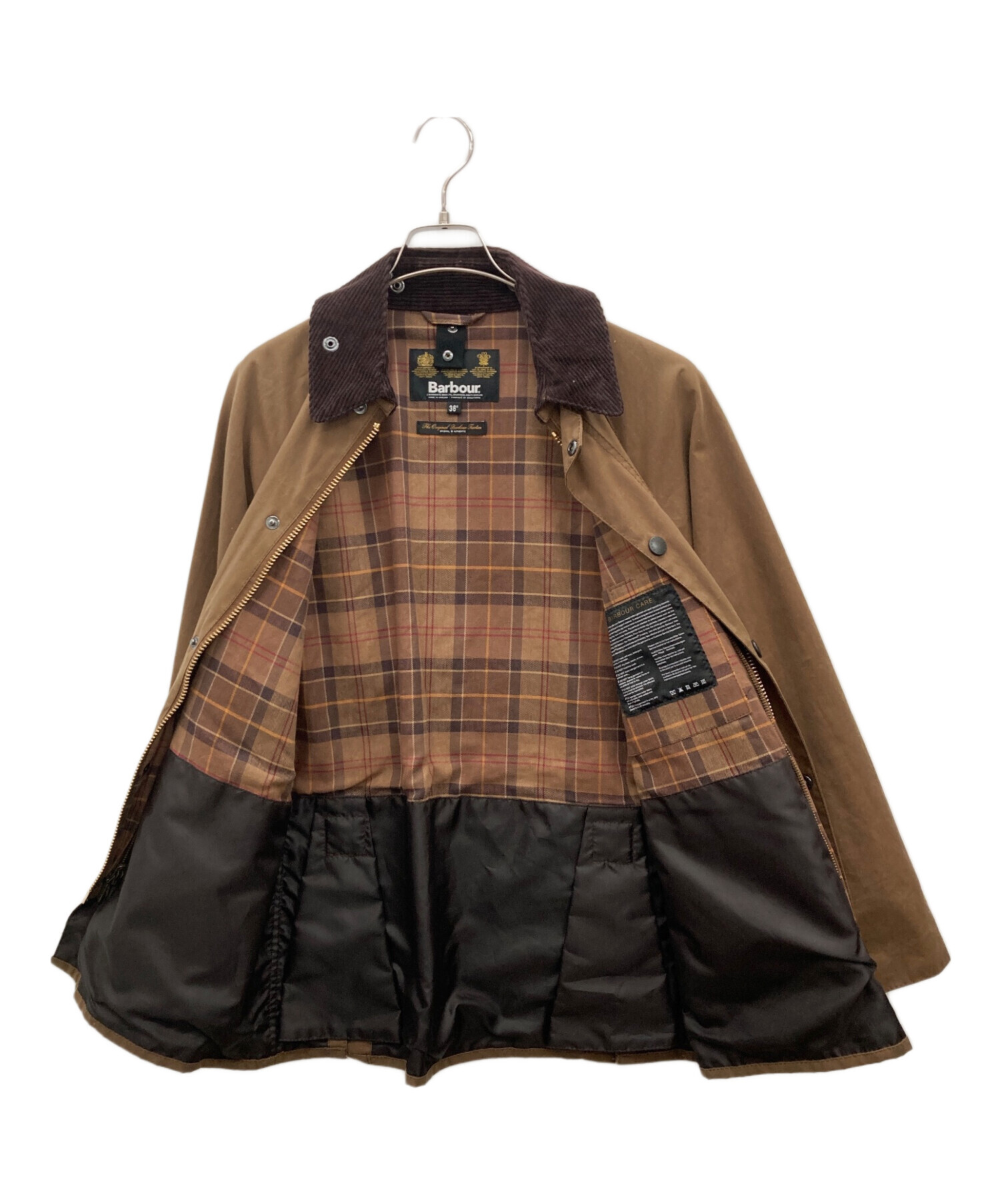 中古・古着通販】Barbour (バブアー) コート ブラウン サイズ:36（S～M