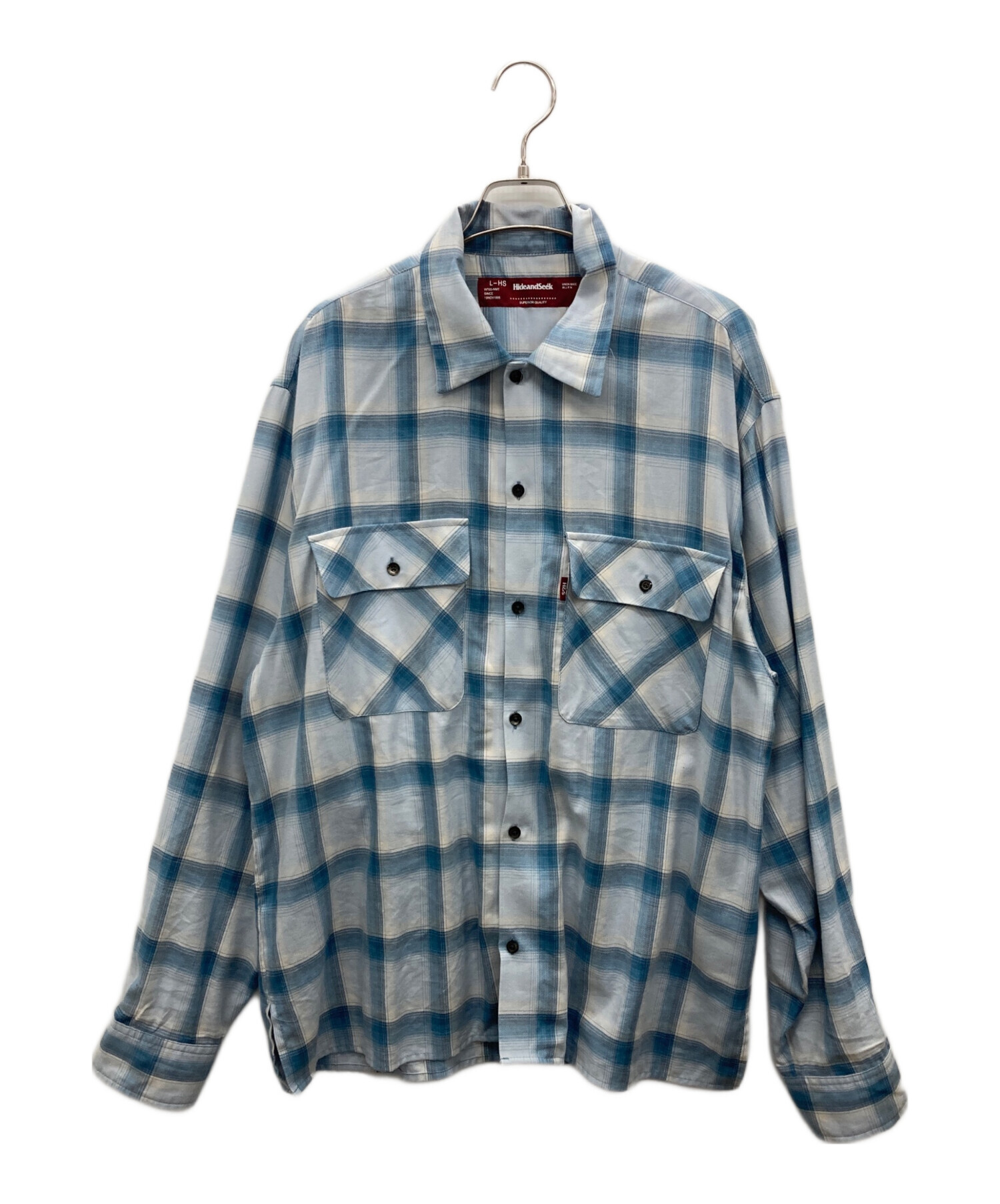 中古・古着通販】HIDE AND SEEK (ハイドアンドシーク) Check L/S Shirt