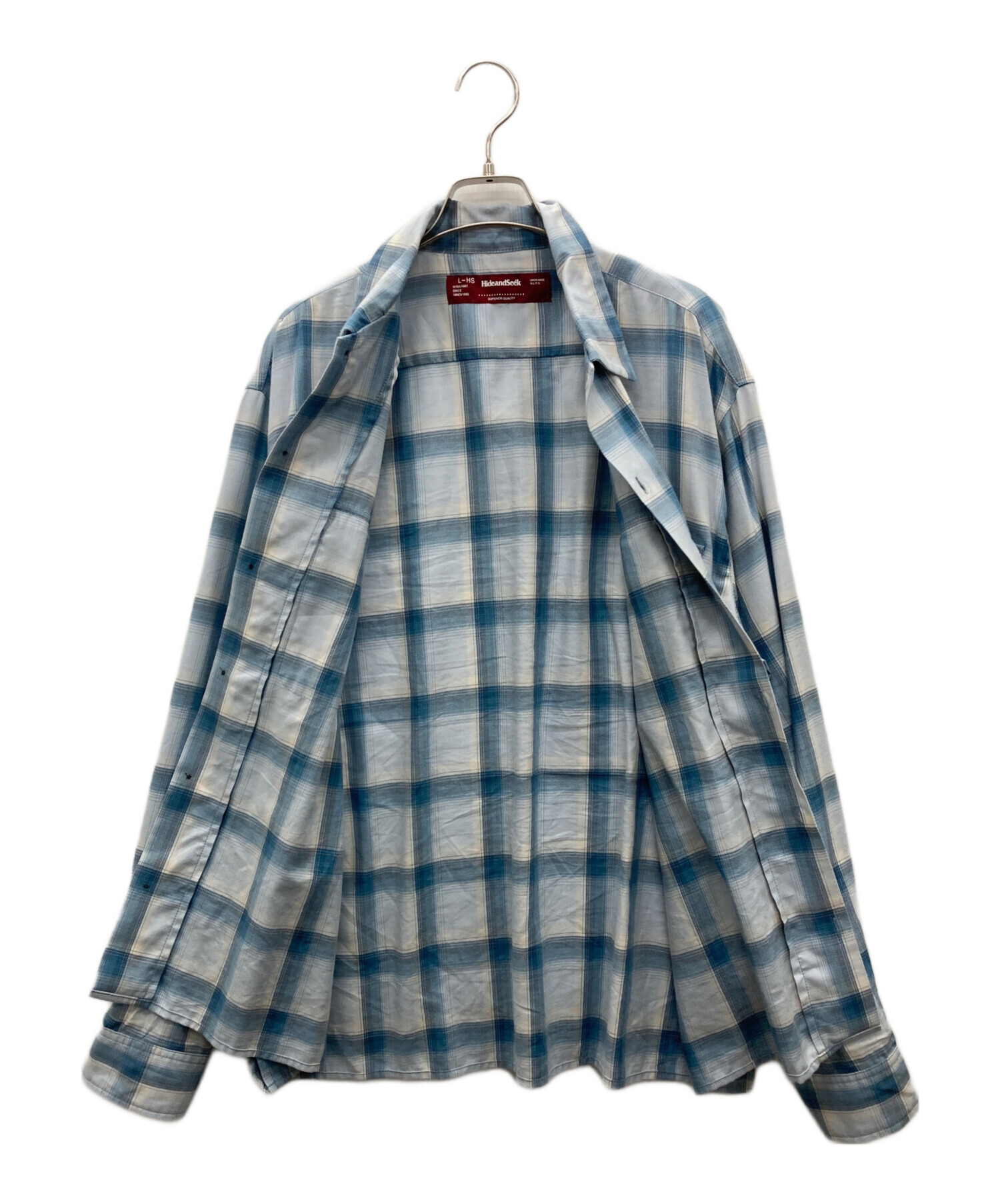 中古・古着通販】HIDE AND SEEK (ハイドアンドシーク) Check L/S Shirt