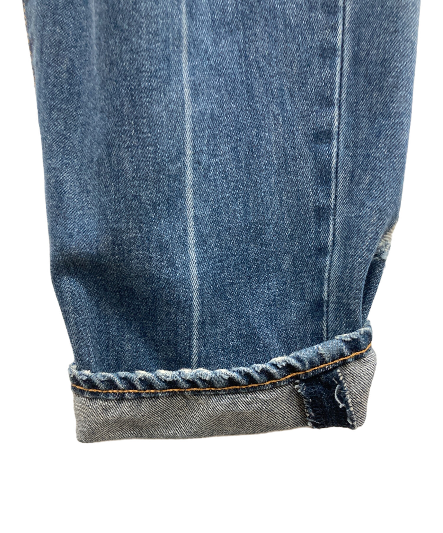 中古・古着通販】doublet (ダブレット) DAMAGED SILK DENIM PANTS