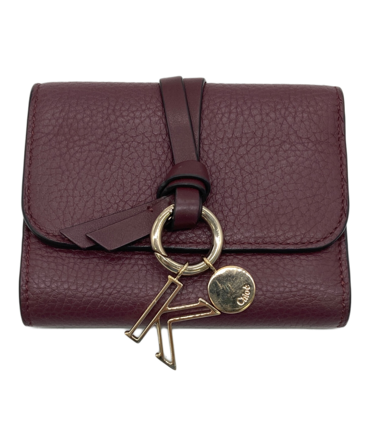 中古・古着通販】Chloe (クロエ) 3つ折り財布 ブラウン｜ブランド
