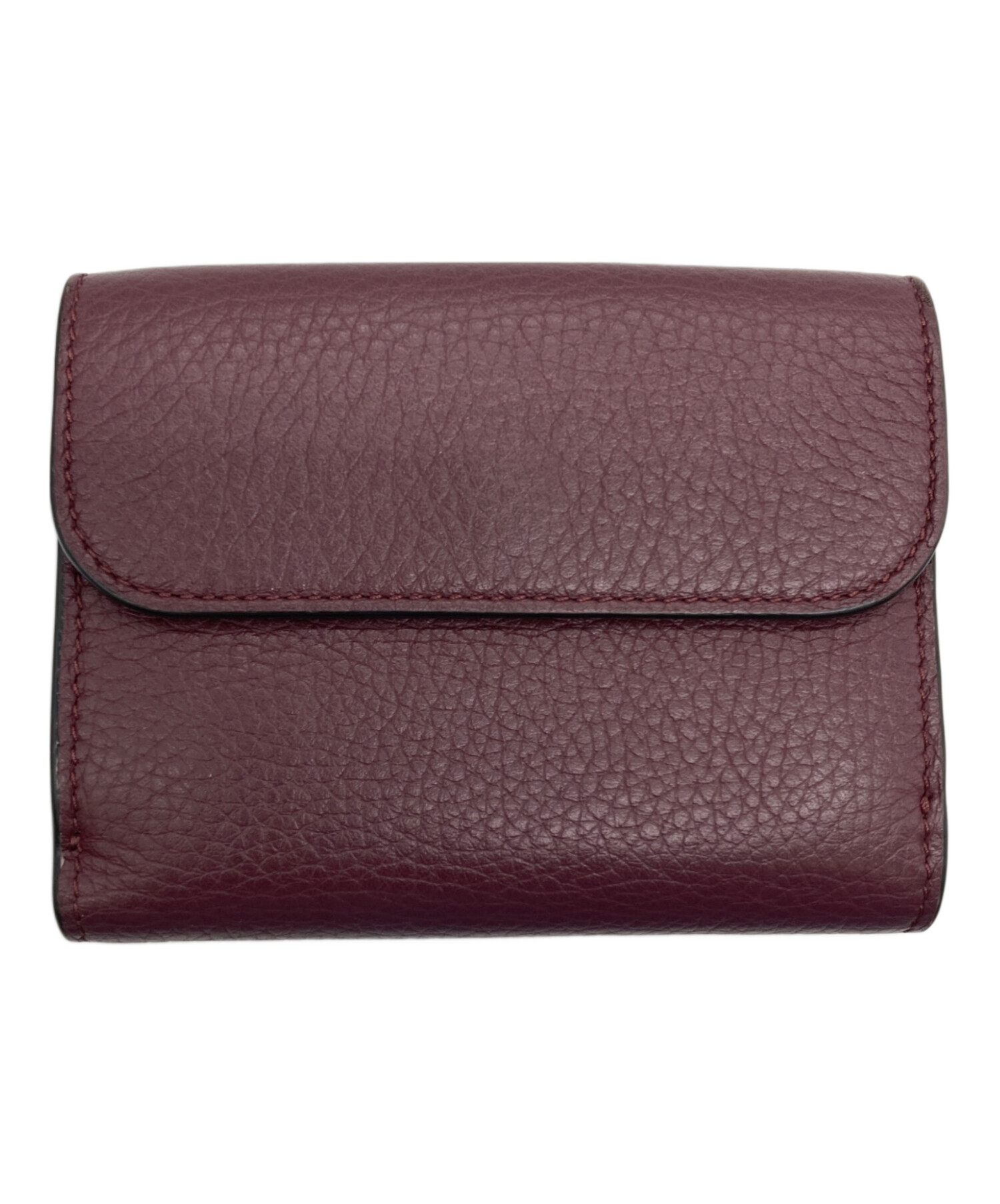 【美品】Chloe　三つ折り財布　クロエ　ブランド　ブラウン 中古・古着通販】Chloe (クロエ) 3つ折り財布 ブラウン｜ブランド