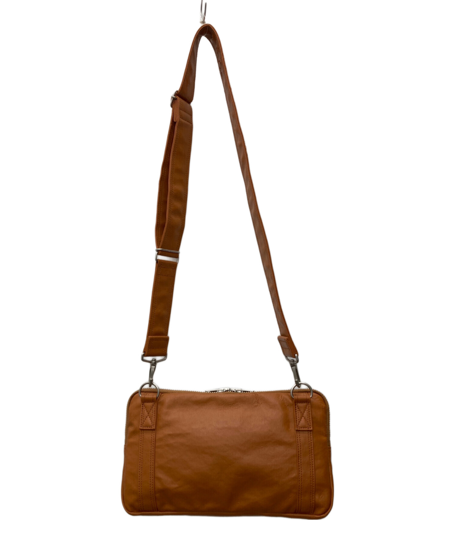 中古・古着通販】PORTER (ポーター) ショルダーバッグ キャメル