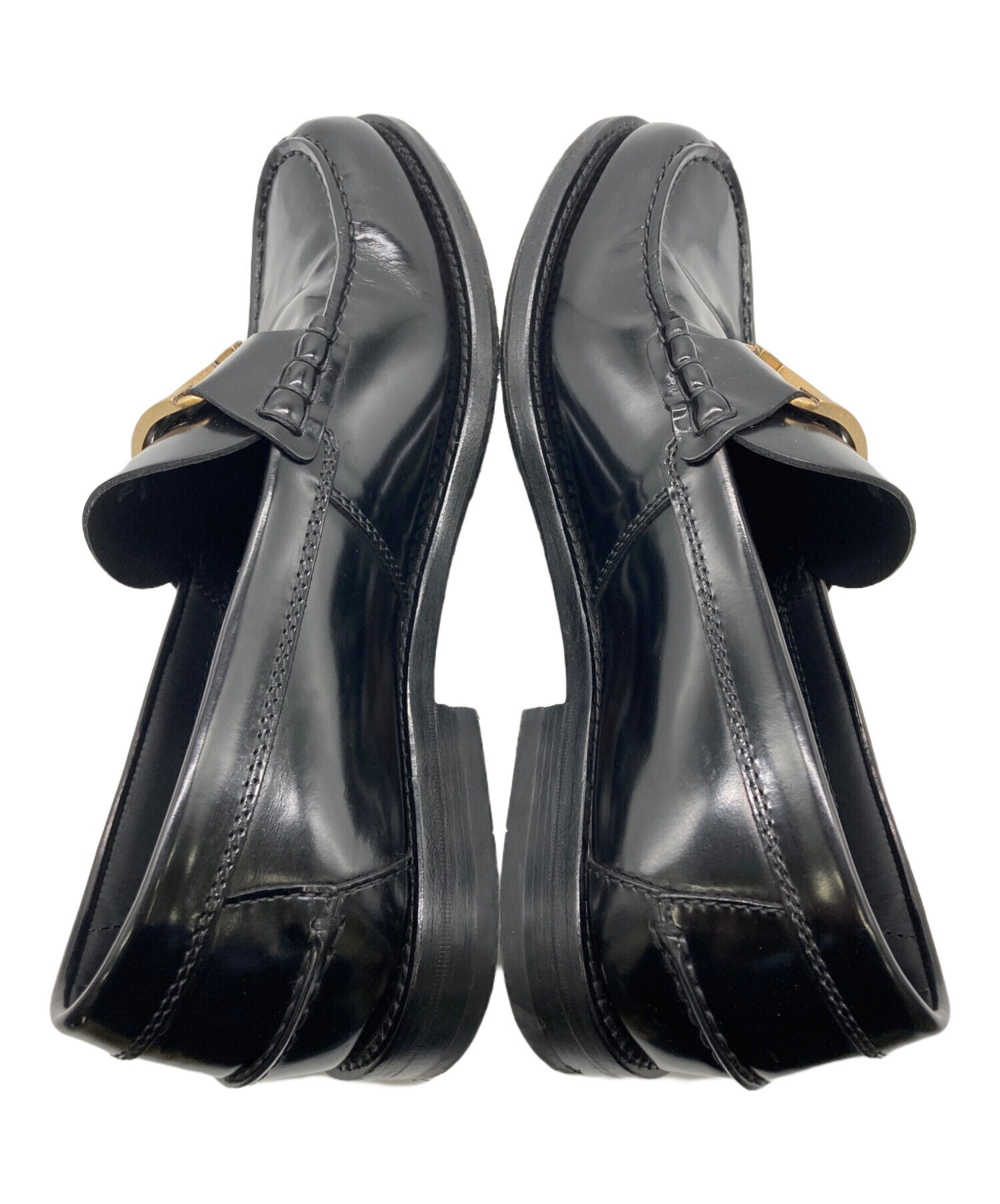 未使用品　◆ TOD'S 黒 レザー ローファー 中古・古着通販】TOD'S (トッズ) ローファー ブラック サイズ:25.5