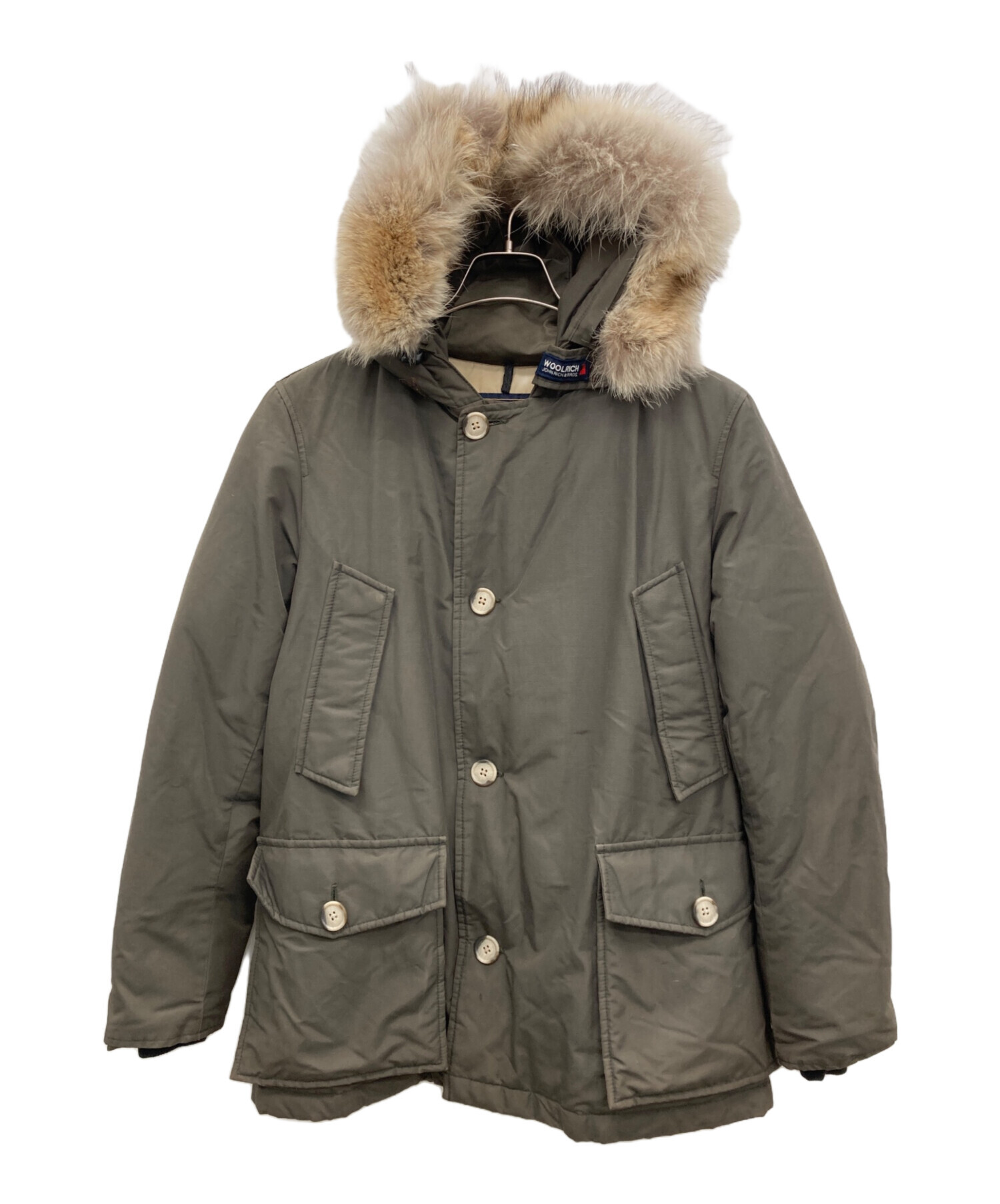 中古・古着通販】WOOLRICH (ウールリッチ) ダウンジャケット カーキ 