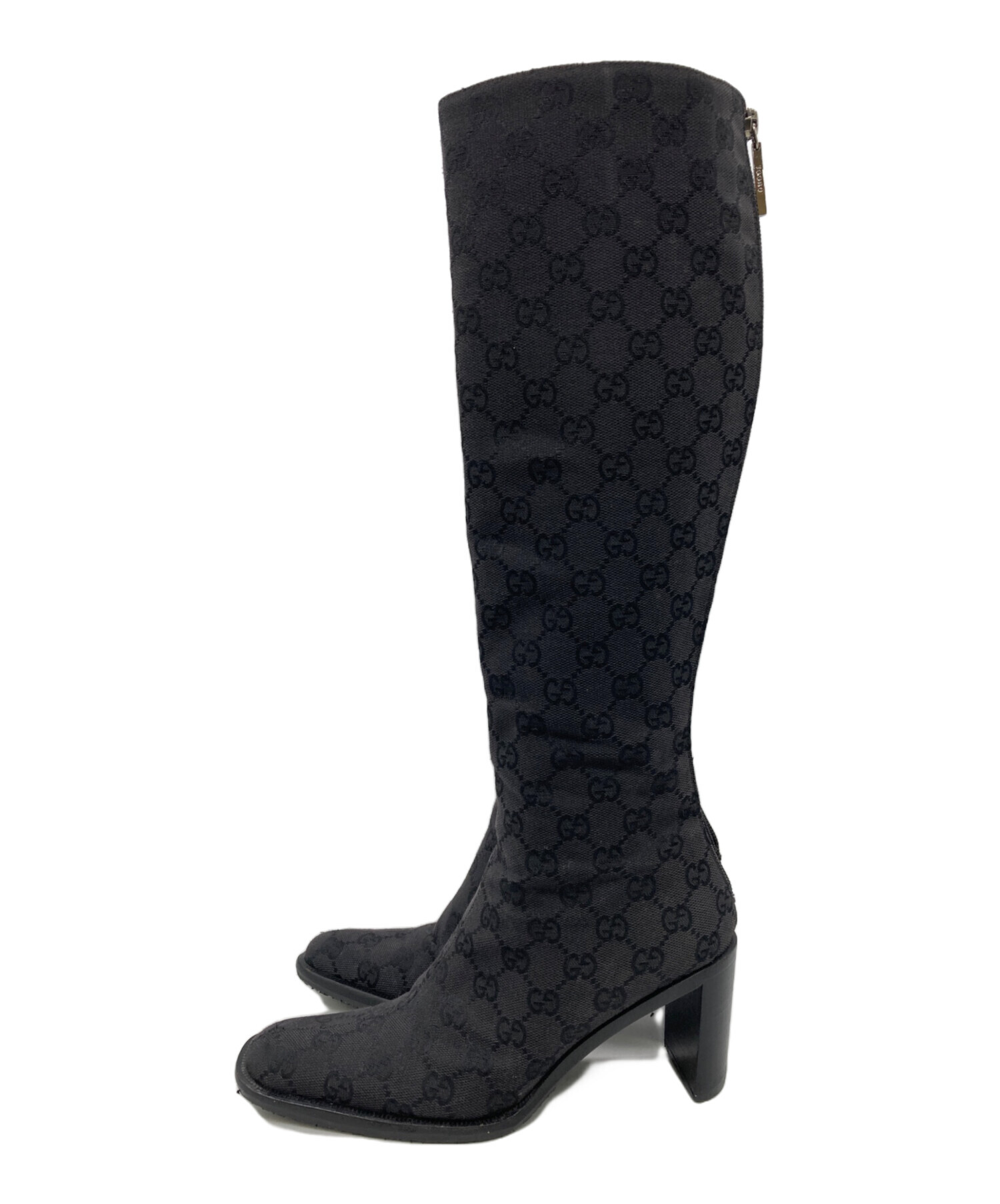中古・古着通販】GUCCI (グッチ) ロングブーツ ブラック サイズ:35