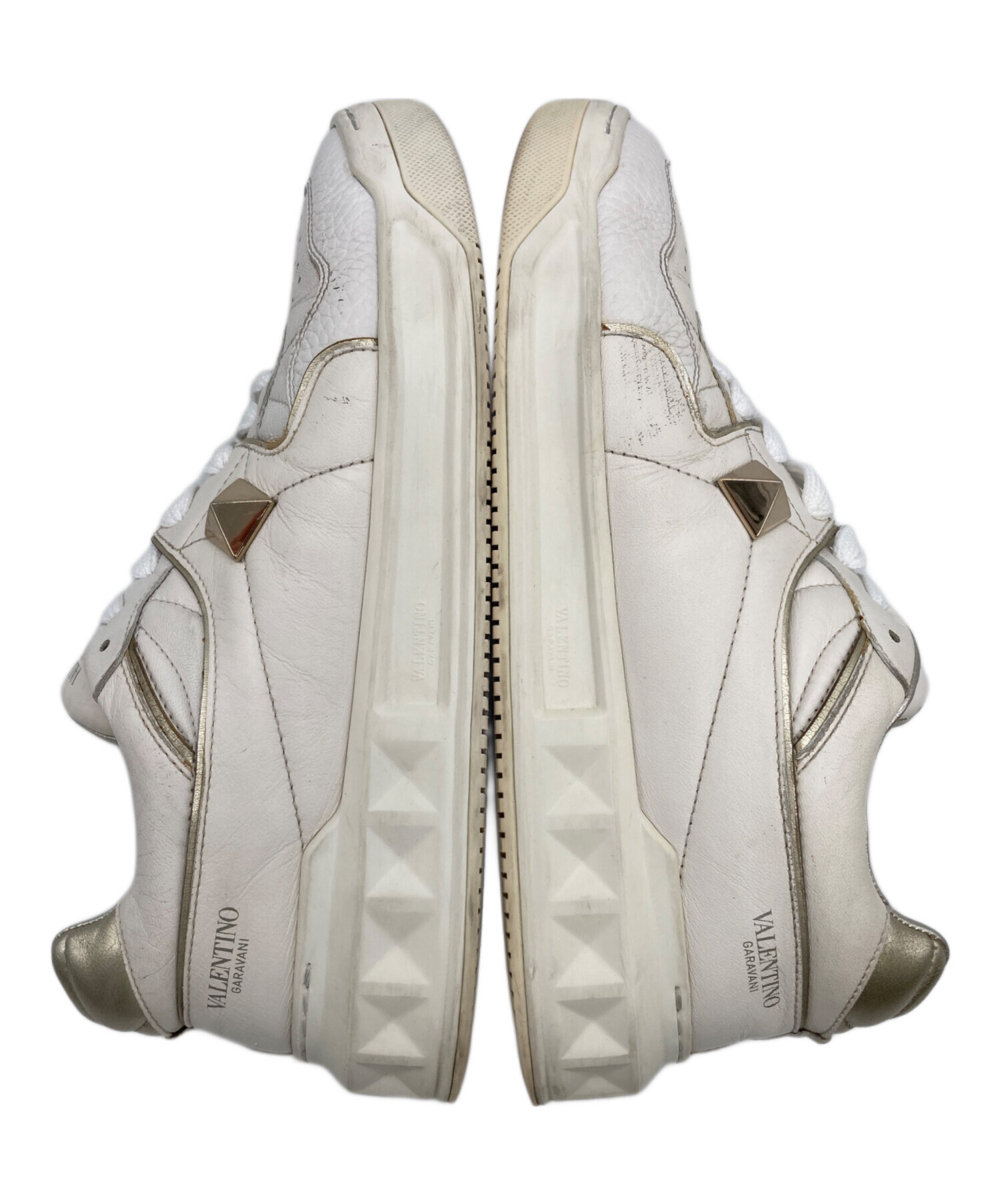 VALENTINO ホワイト スニーカー ヴァレンティノ　　size 40 中古・古着通販】VALENTINO (ヴァレンティノ) スニーカー ホワイト