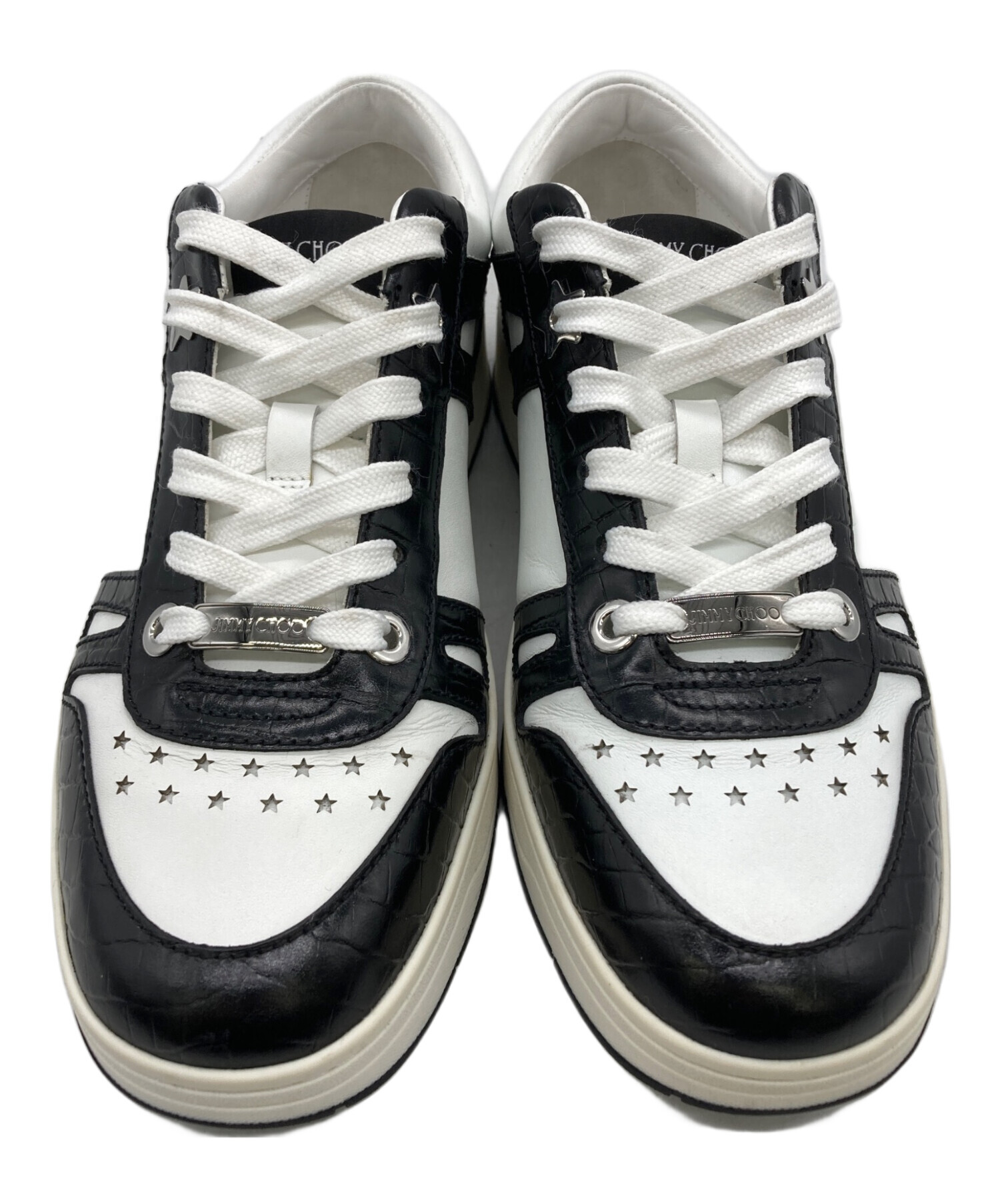 中古・古着通販】JIMMY CHOO (ジミーチュウ) ハワイ ブラック×ホワイト