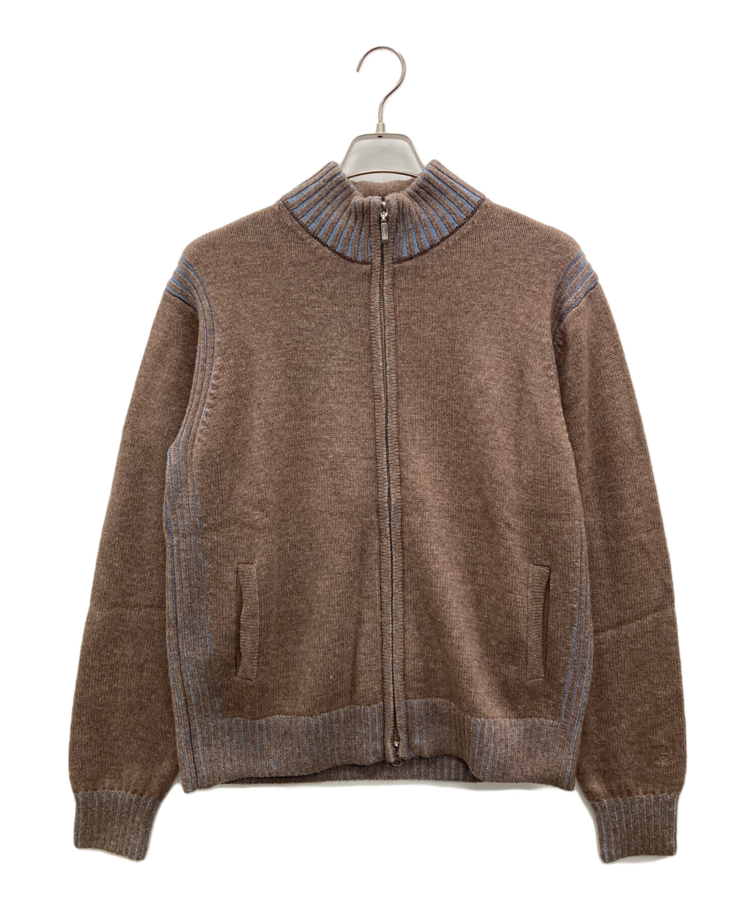 中古・古着通販】Aquascutum (アクアスキュータム) ジップニット 