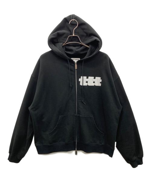 中古・古着通販】TTT MSW (ティー) ロゴジップパーカー ブラック