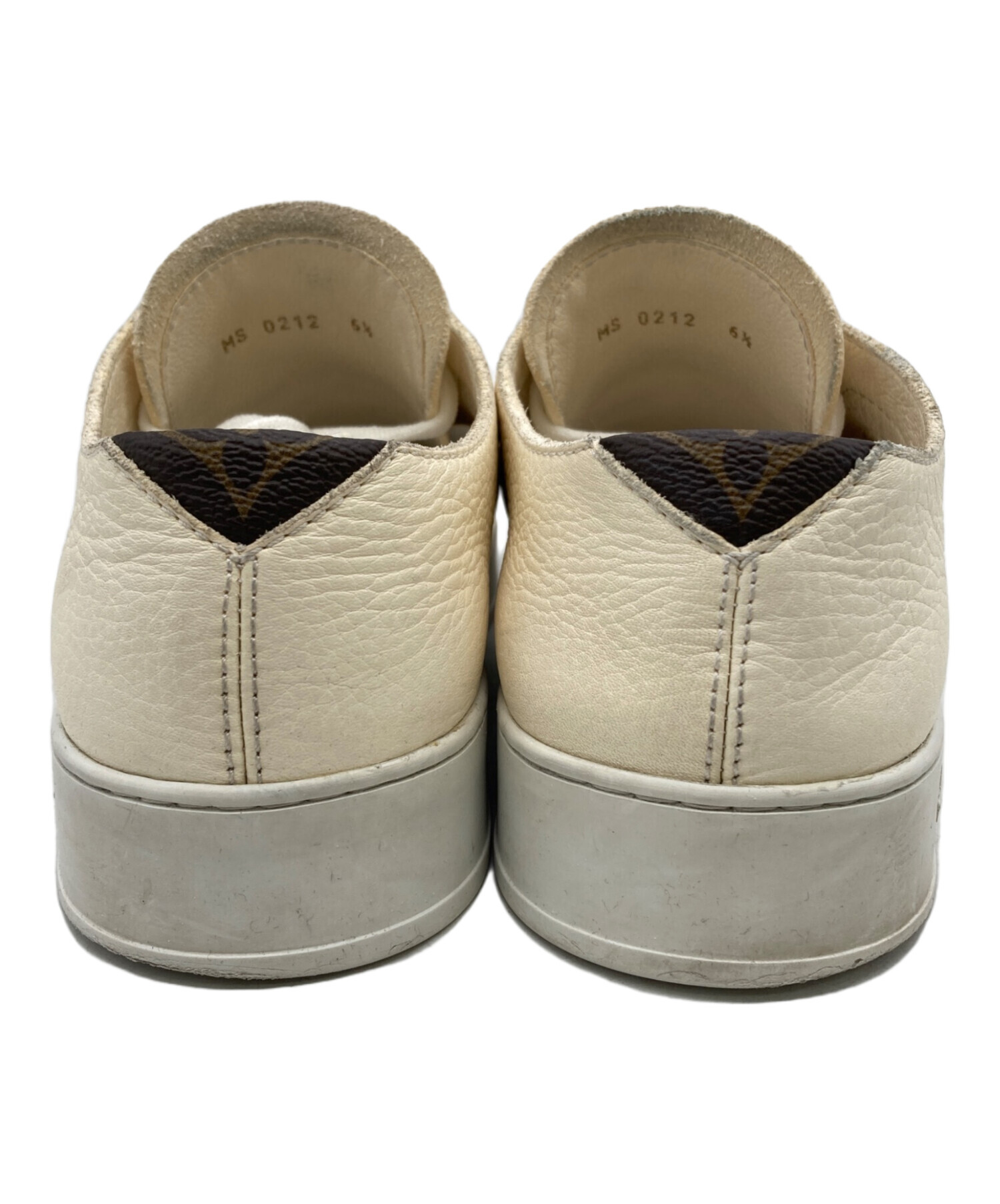 ルイ ヴィトン LOUIS VUITTON スニーカー レザー/メッシュ アイボリー メンズ 送料無料【中古】 a0039 中古・古着通販】LOUIS VUITTON (ルイ ヴィトン) スニーカー