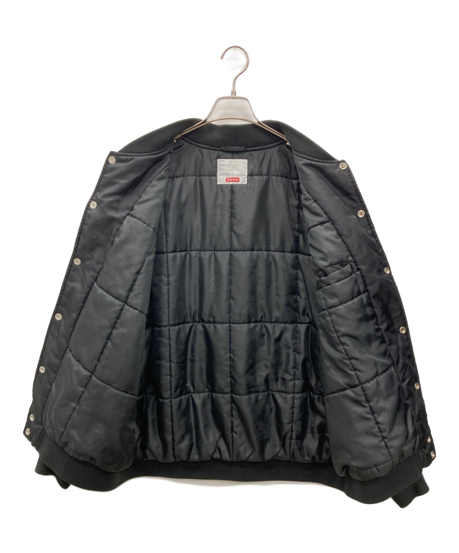 中古・古着通販】Supreme (シュプリーム) スタジャン ブラック サイズ