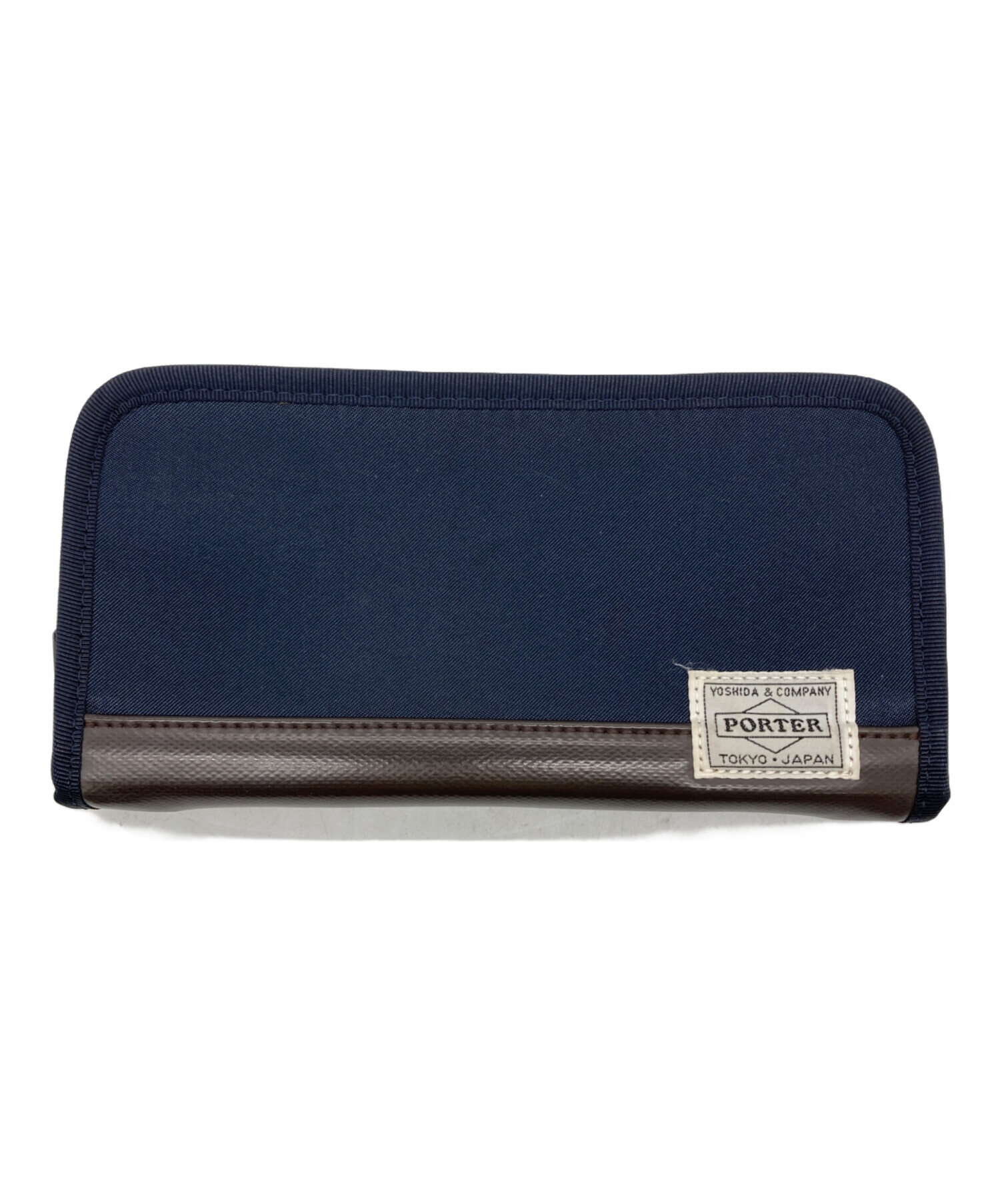 中古・古着通販】PORTER (ポーター) 長財布 ネイビー｜ブランド・古着 