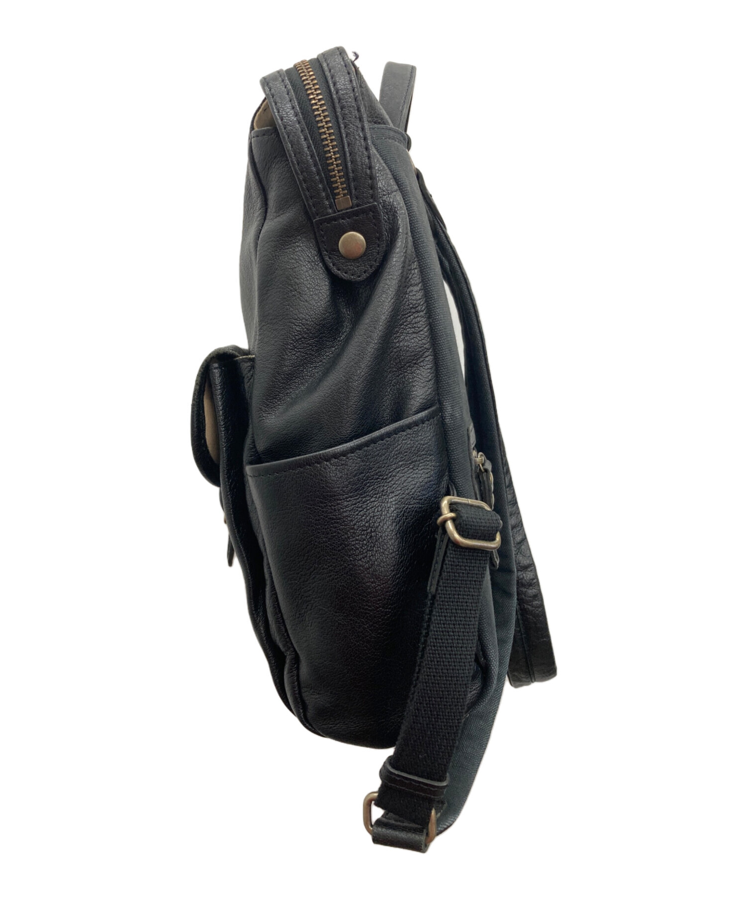 中古・古着通販】Dakota (ダコタ) レザーリュック ブラック｜ブランド