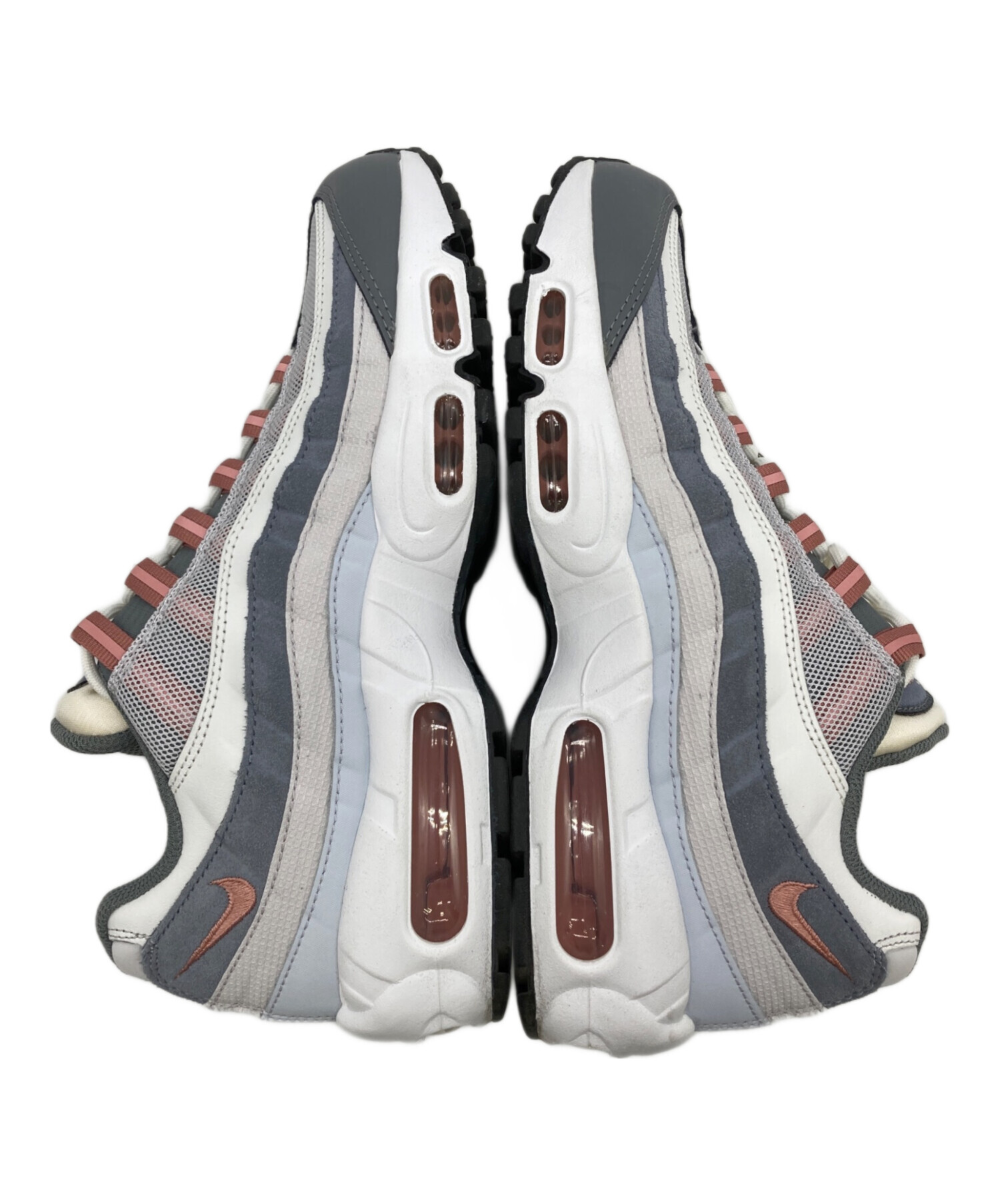 中古・古着通販】NIKE (ナイキ) AIR MAX 95 グレー×ピンク サイズ:25.5